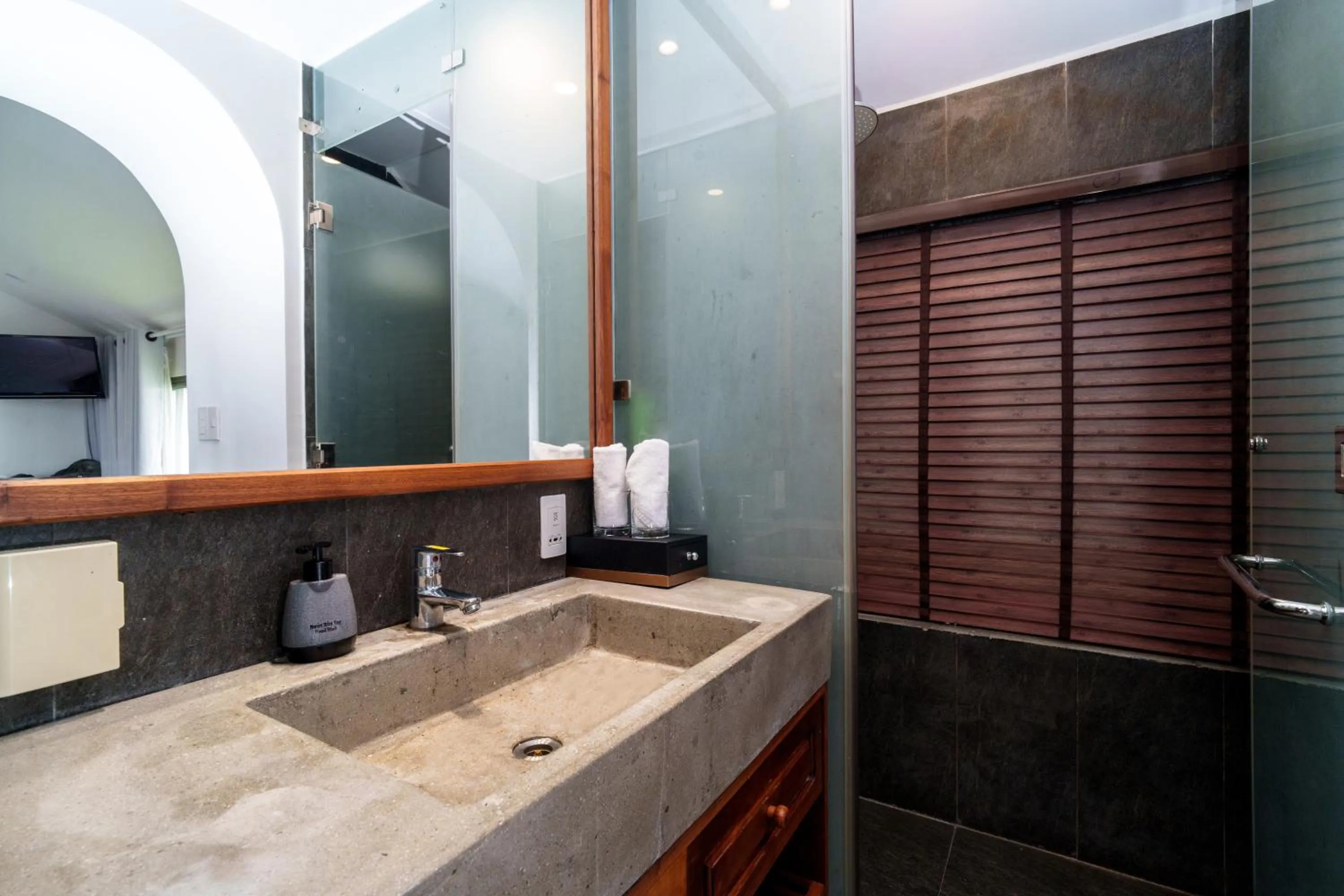 Shower in Serene Riverside Hotel Hoi An