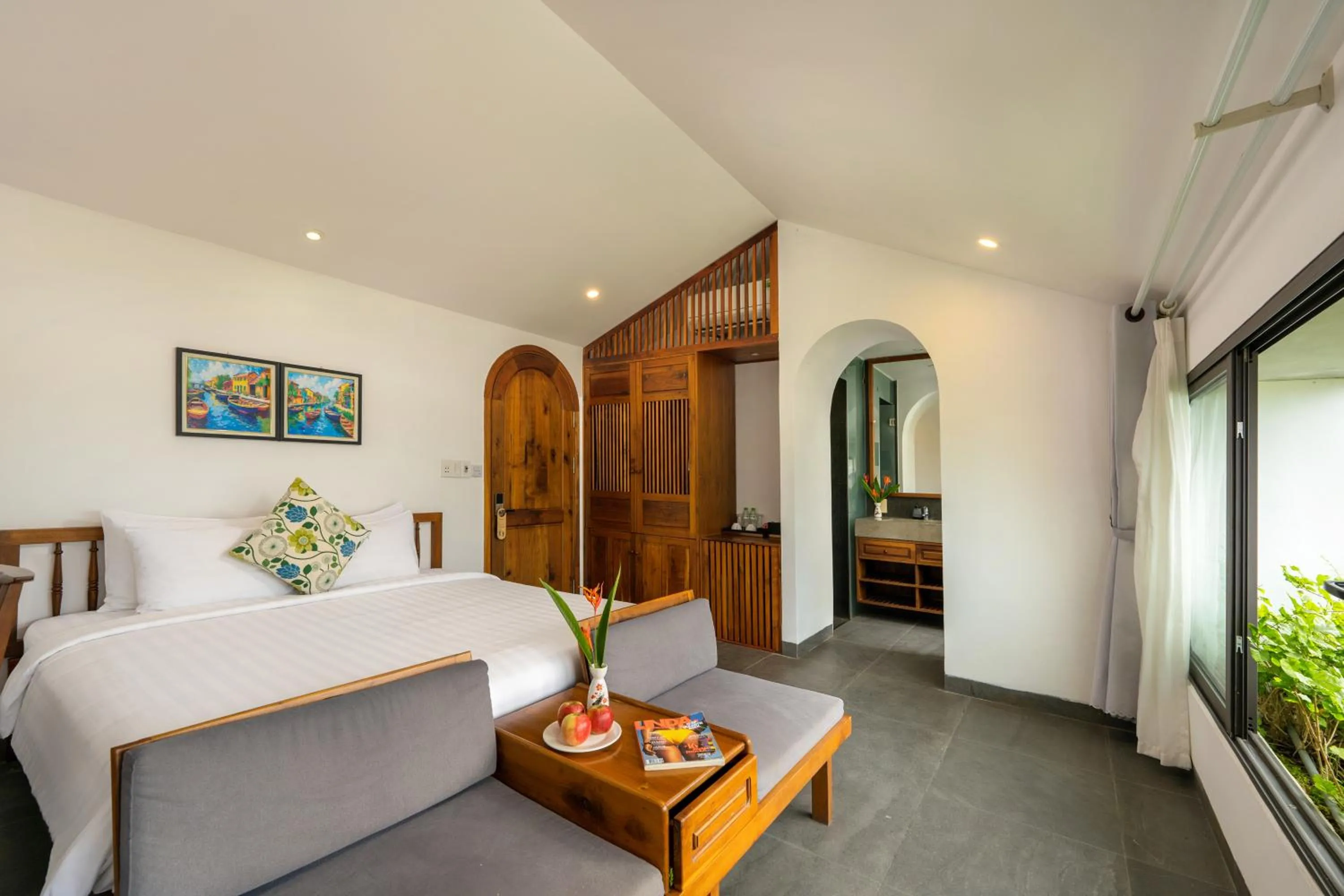 Photo of the whole room, Bed in Gia Huy Riverside Hotel Hoi An