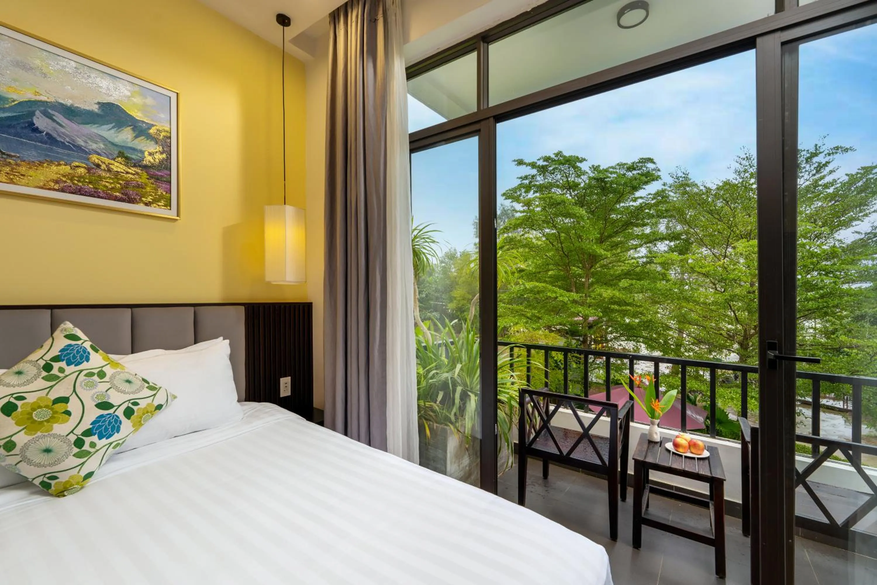 Bed in Gia Huy Riverside Hotel Hoi An