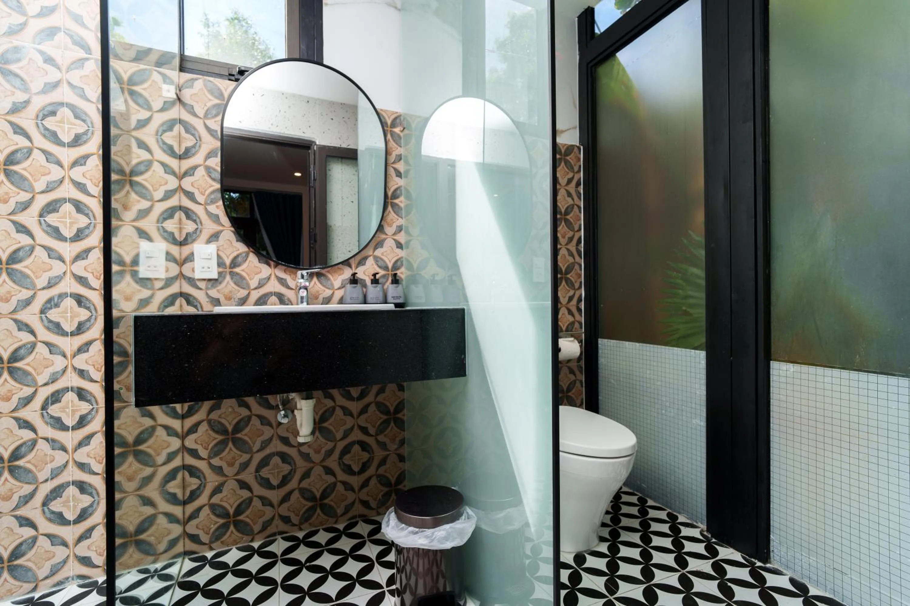 Shower in Serene Riverside Hotel Hoi An