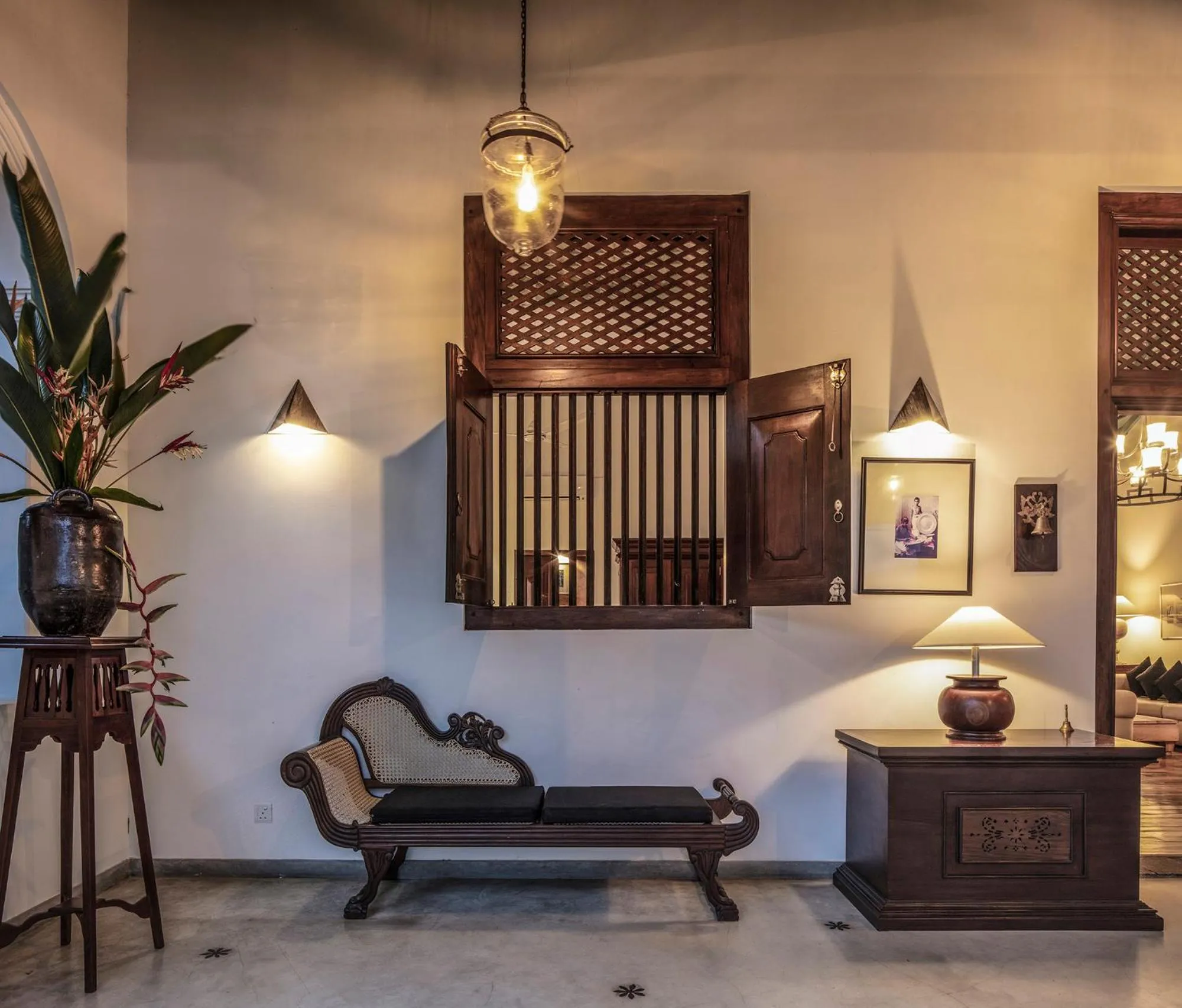 Seating area in Green Casa