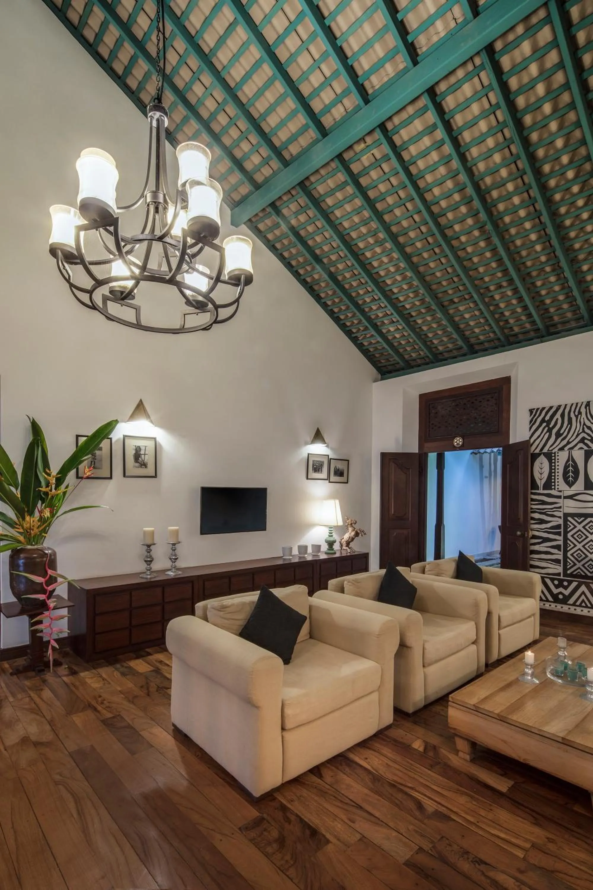 Seating area in Green Casa