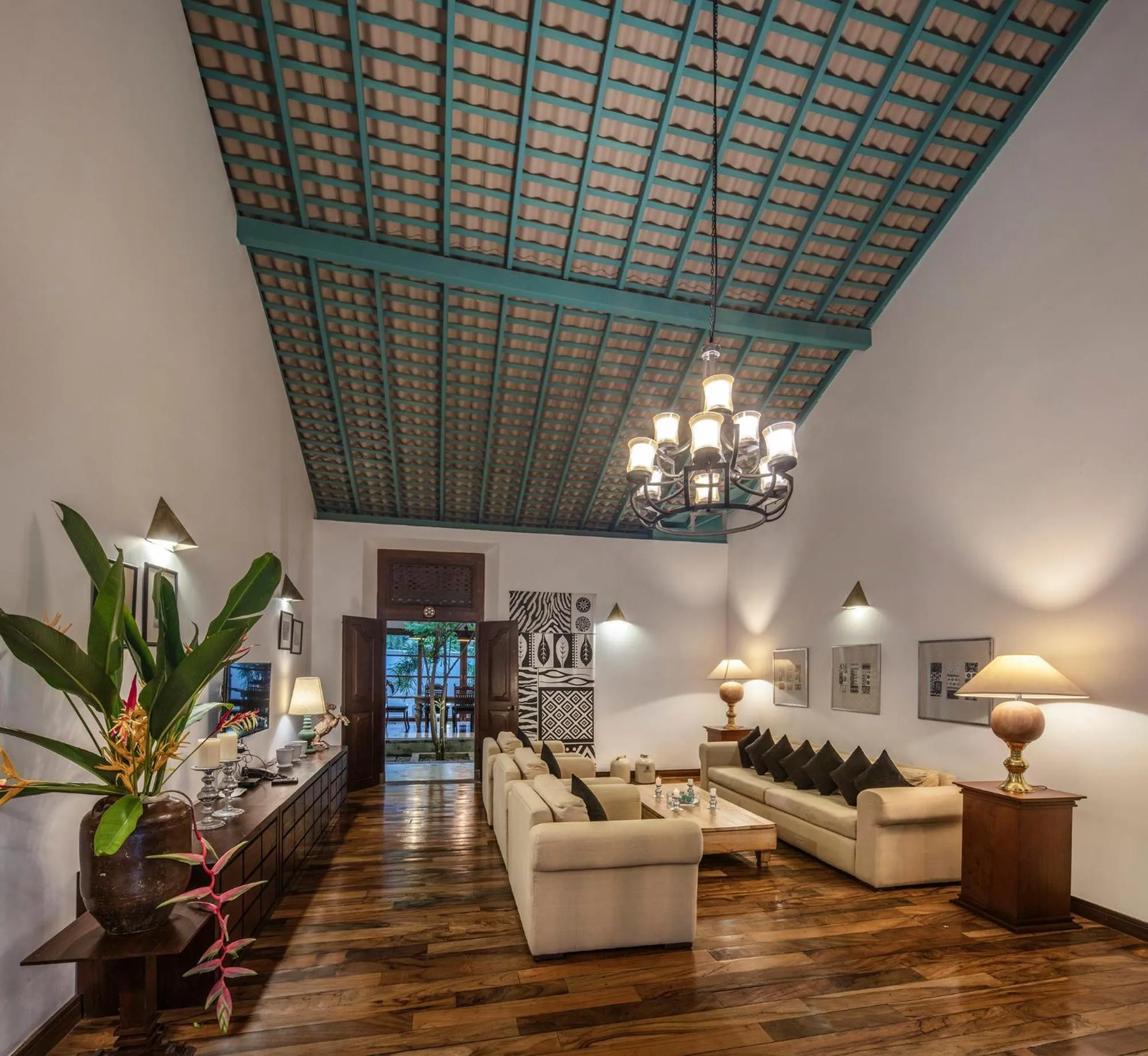 Seating area in Green Casa