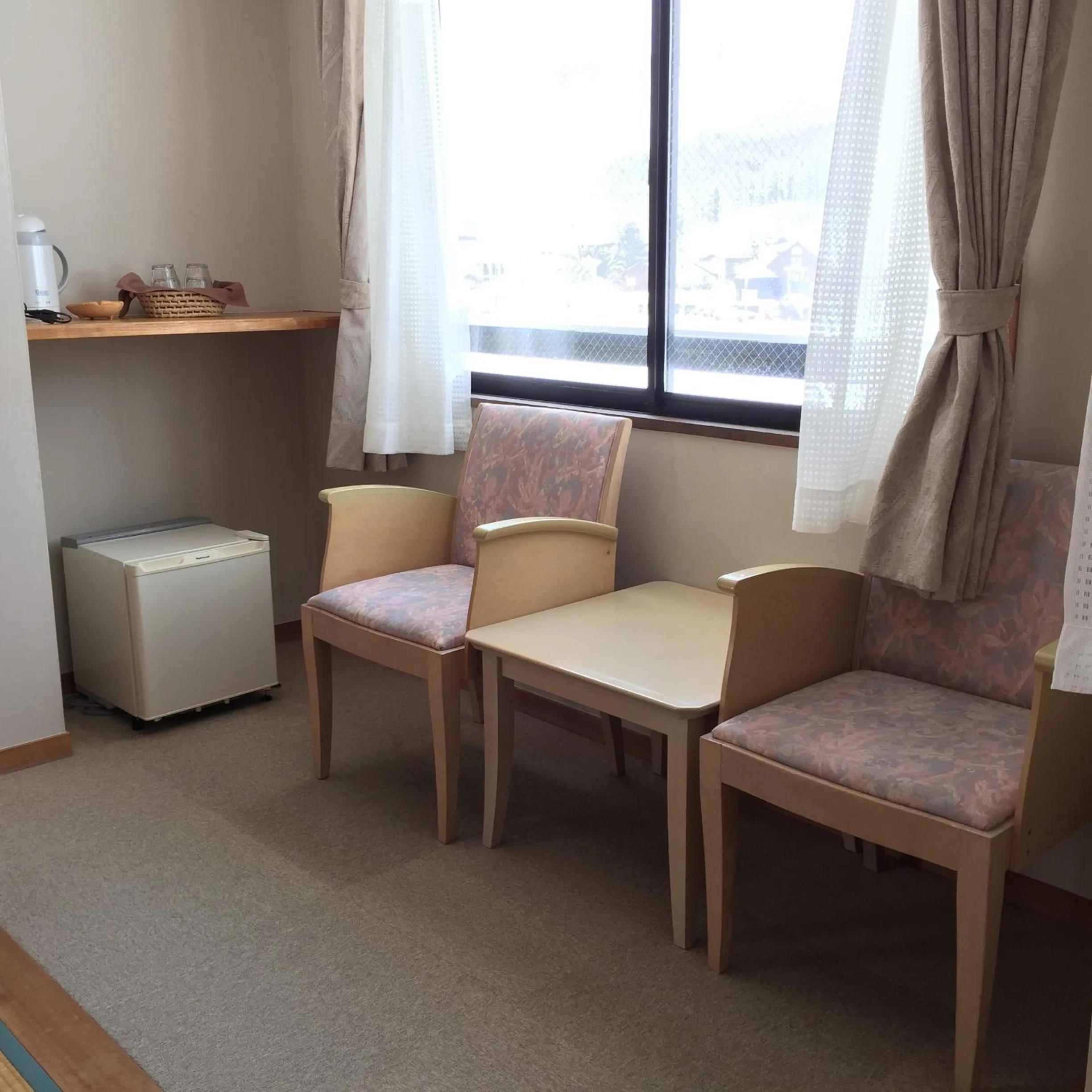 Seating area in Schole Hakuba