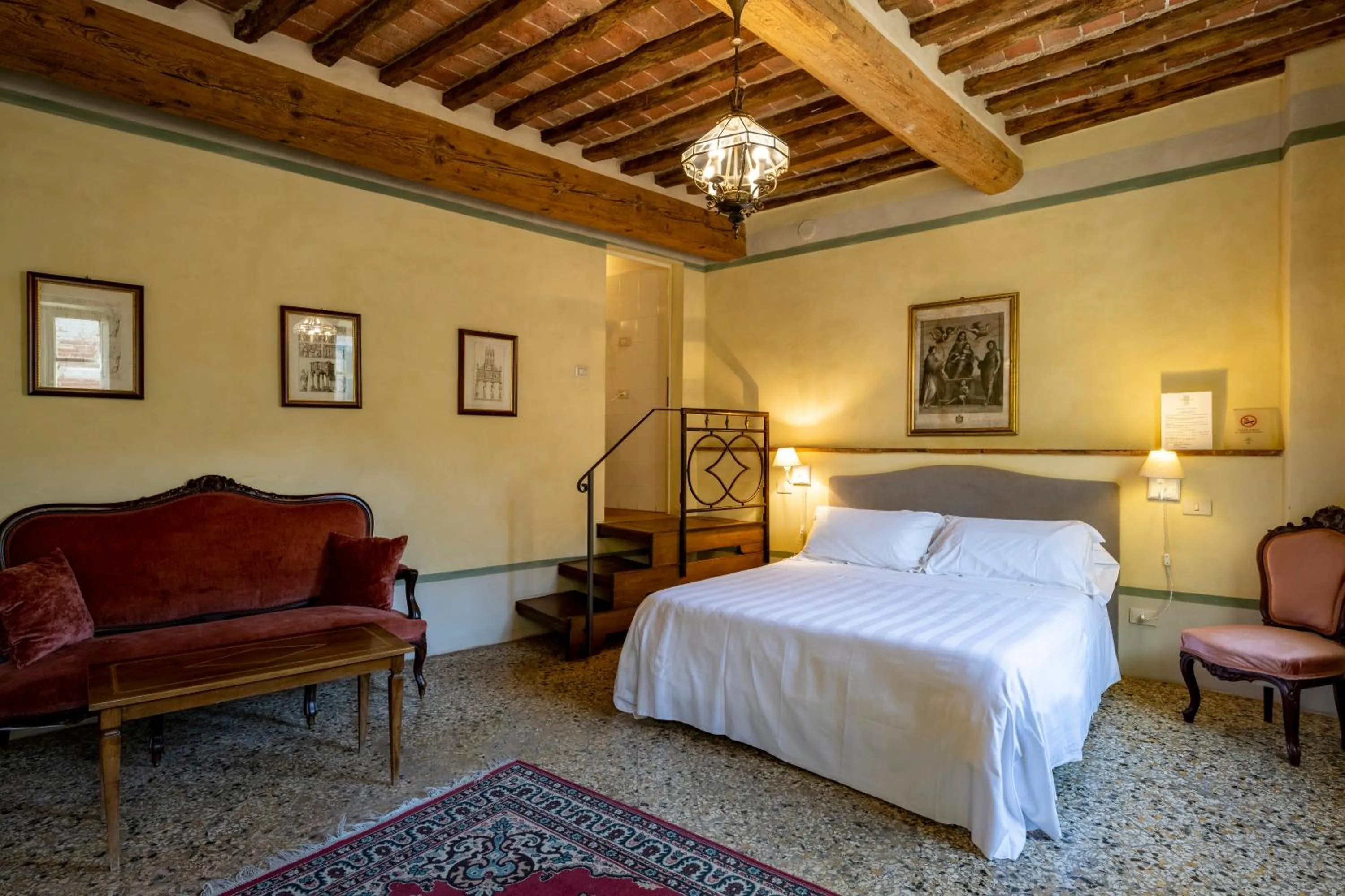Bedroom, Bed in Palazzo Mosela Alla Porta