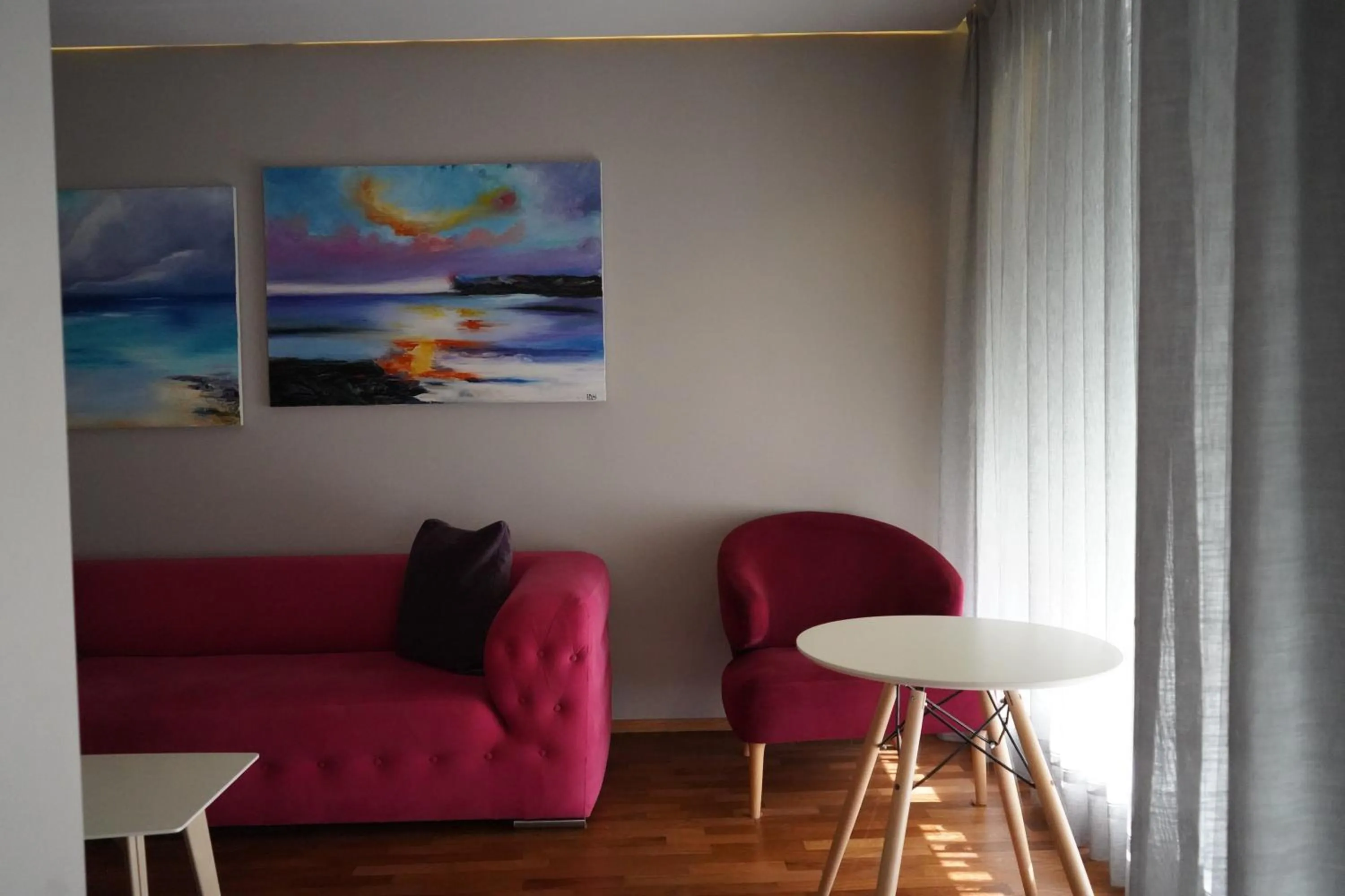 Living room in Bougainville Bay Hotel