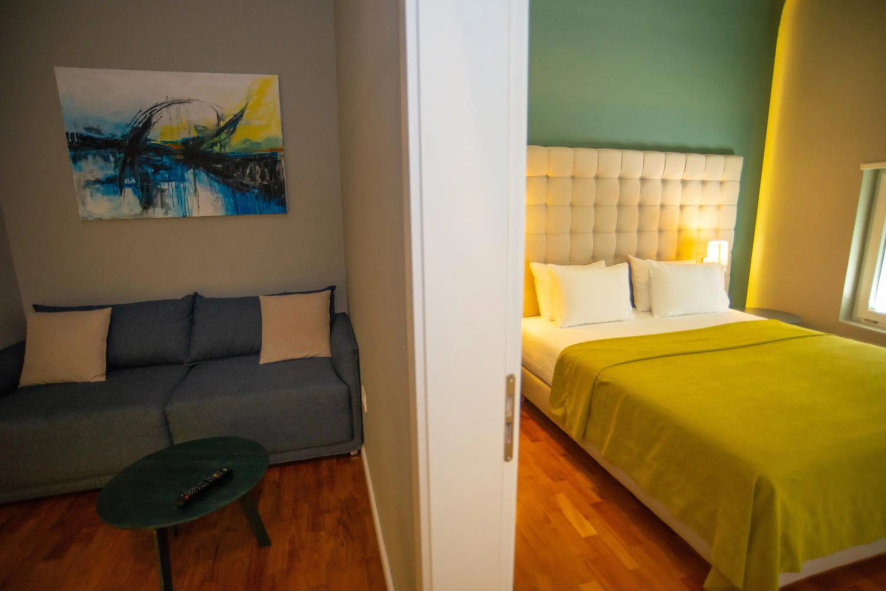 Bed in Bougainville Bay Hotel