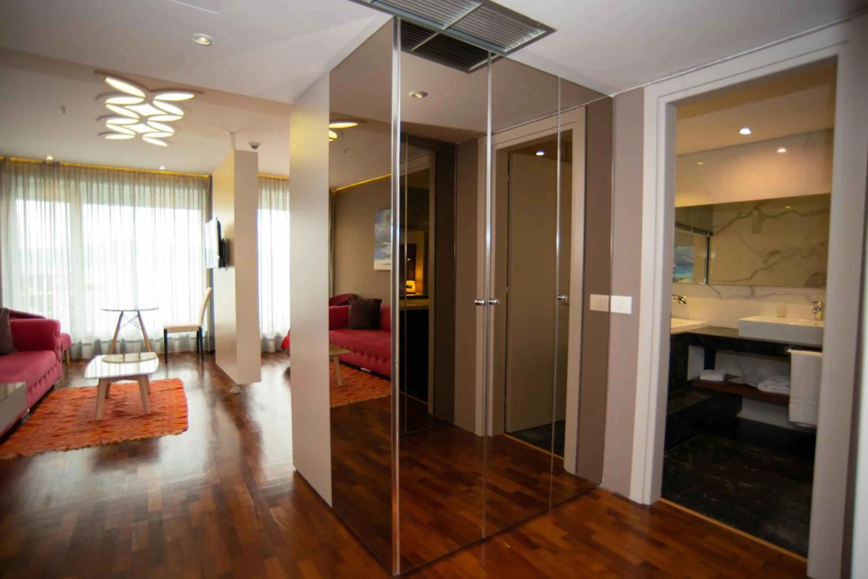 Bed in Bougainville Bay Hotel