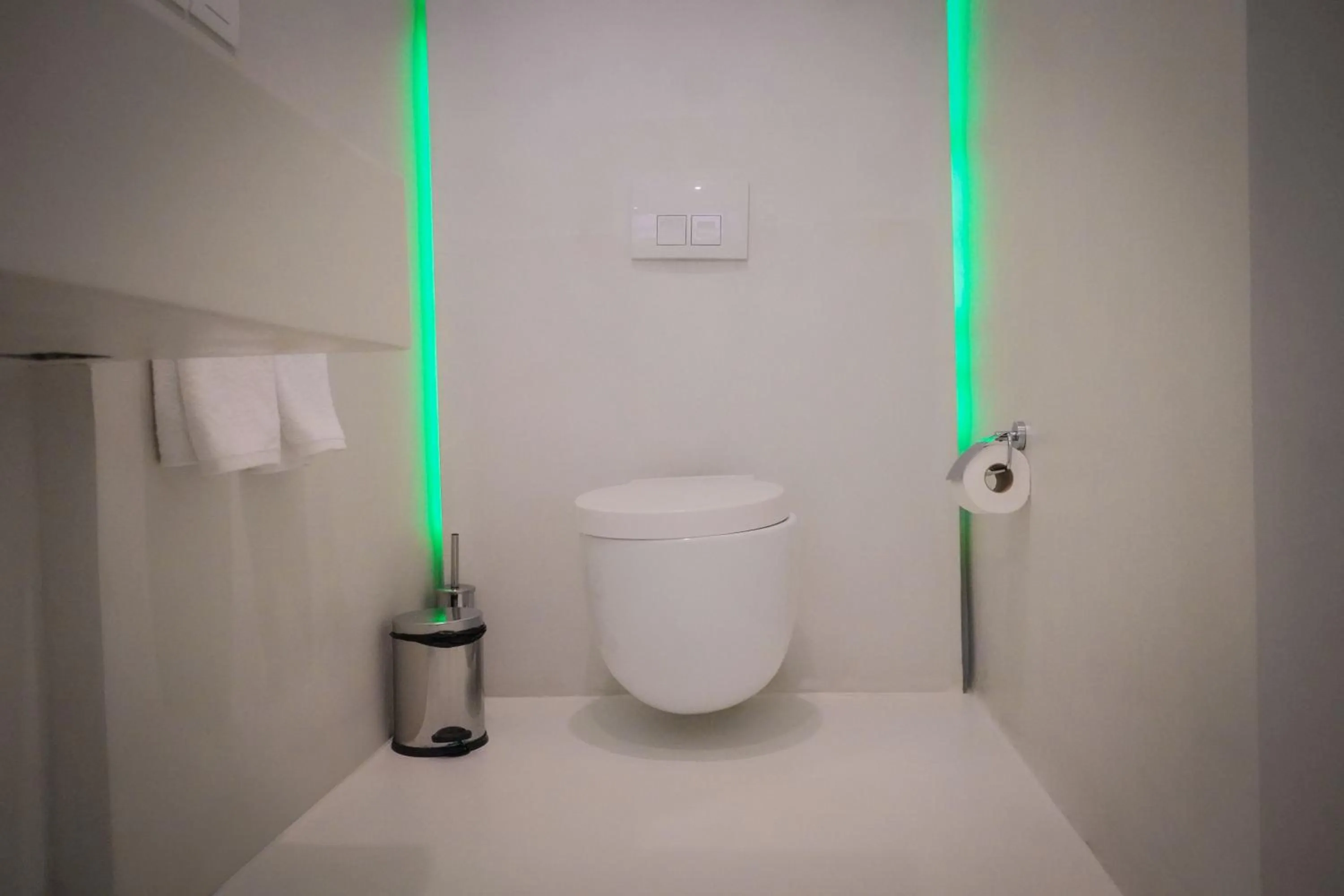 Toilet in Bougainville Bay Hotel