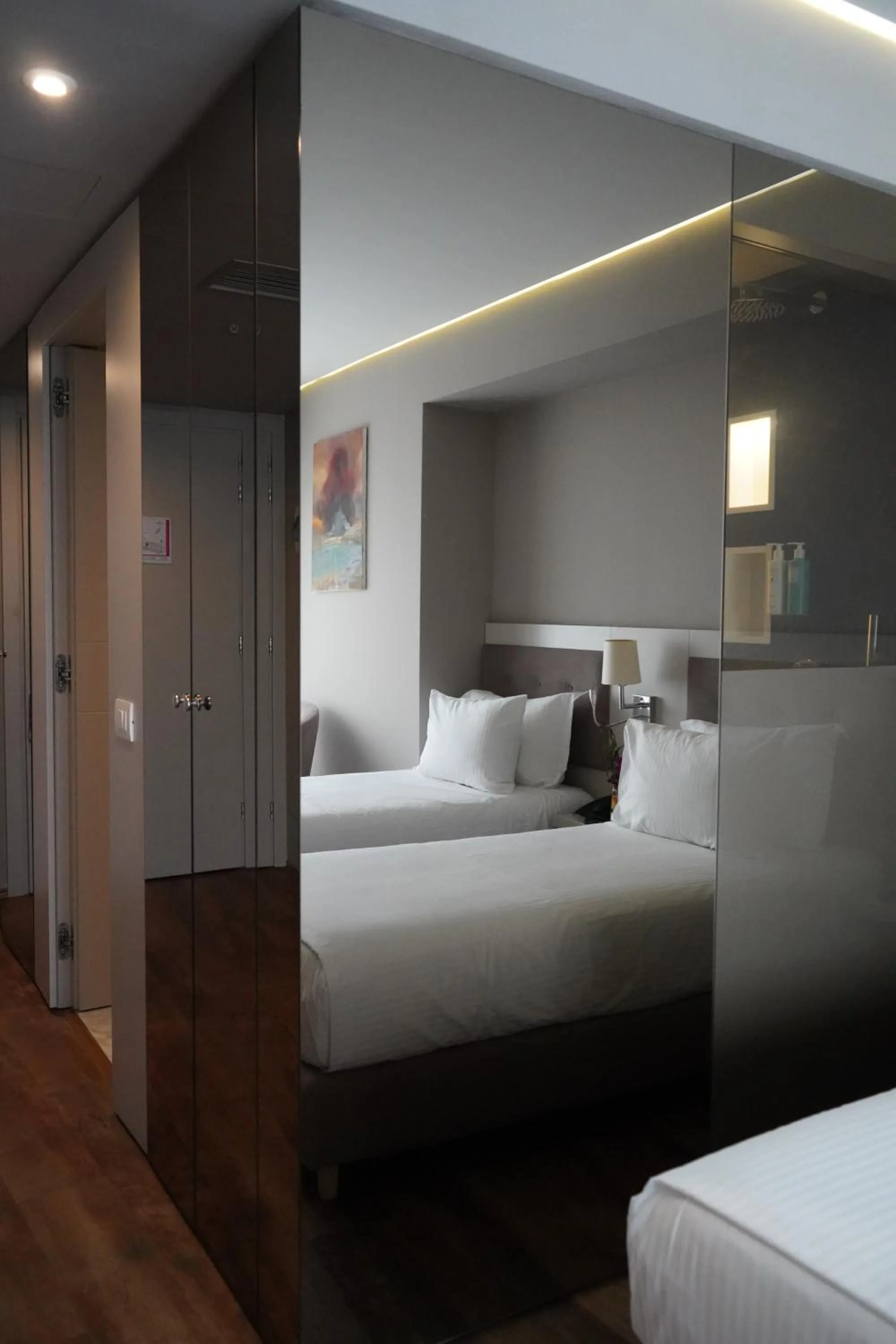 Bed in Bougainville Bay Hotel