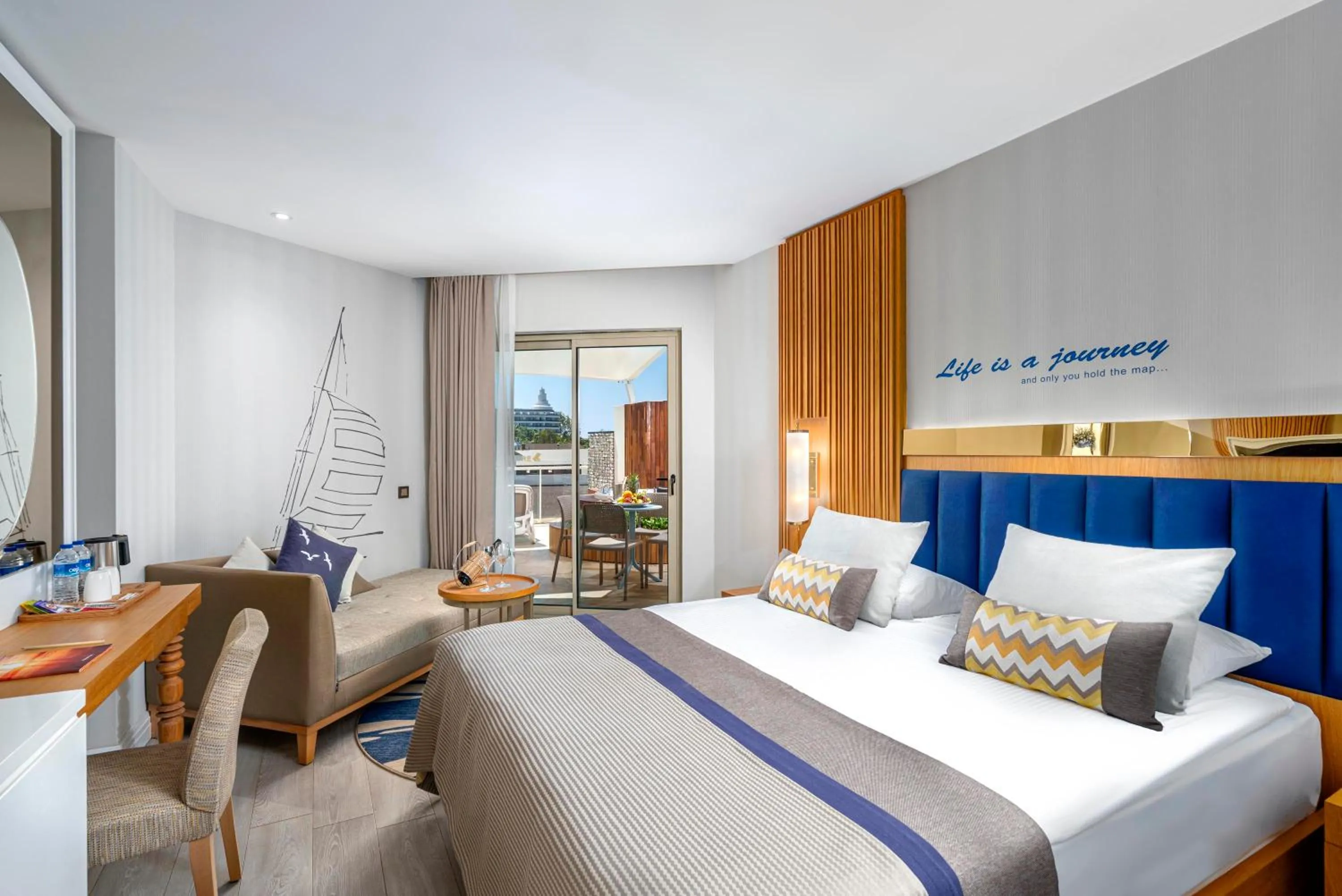 Bed in Kirman Sidemarin Beach & Spa - All Inclusive