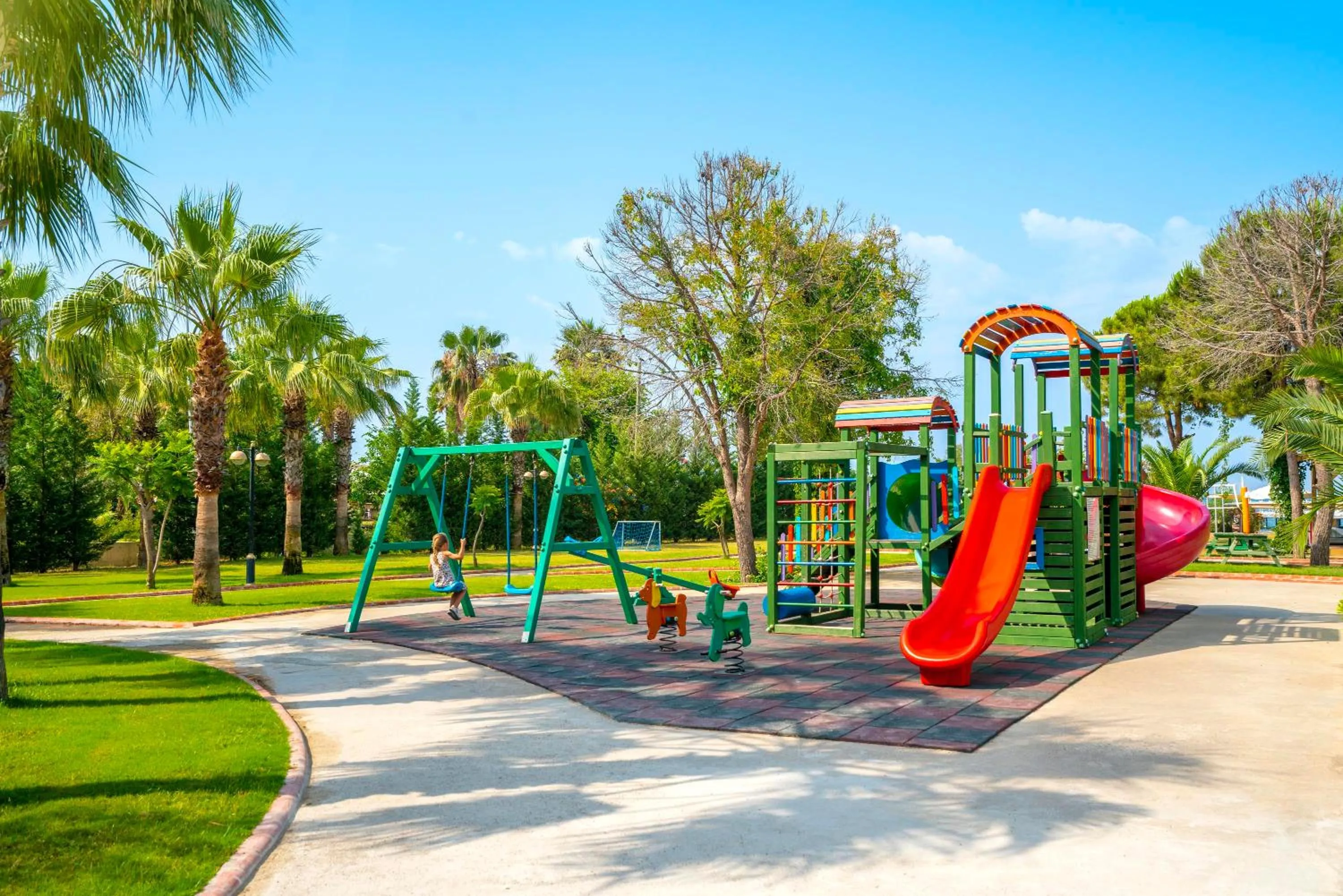 Children play ground, Children's Play Area in Kirman Sidemarin Beach & Spa - All Inclusive