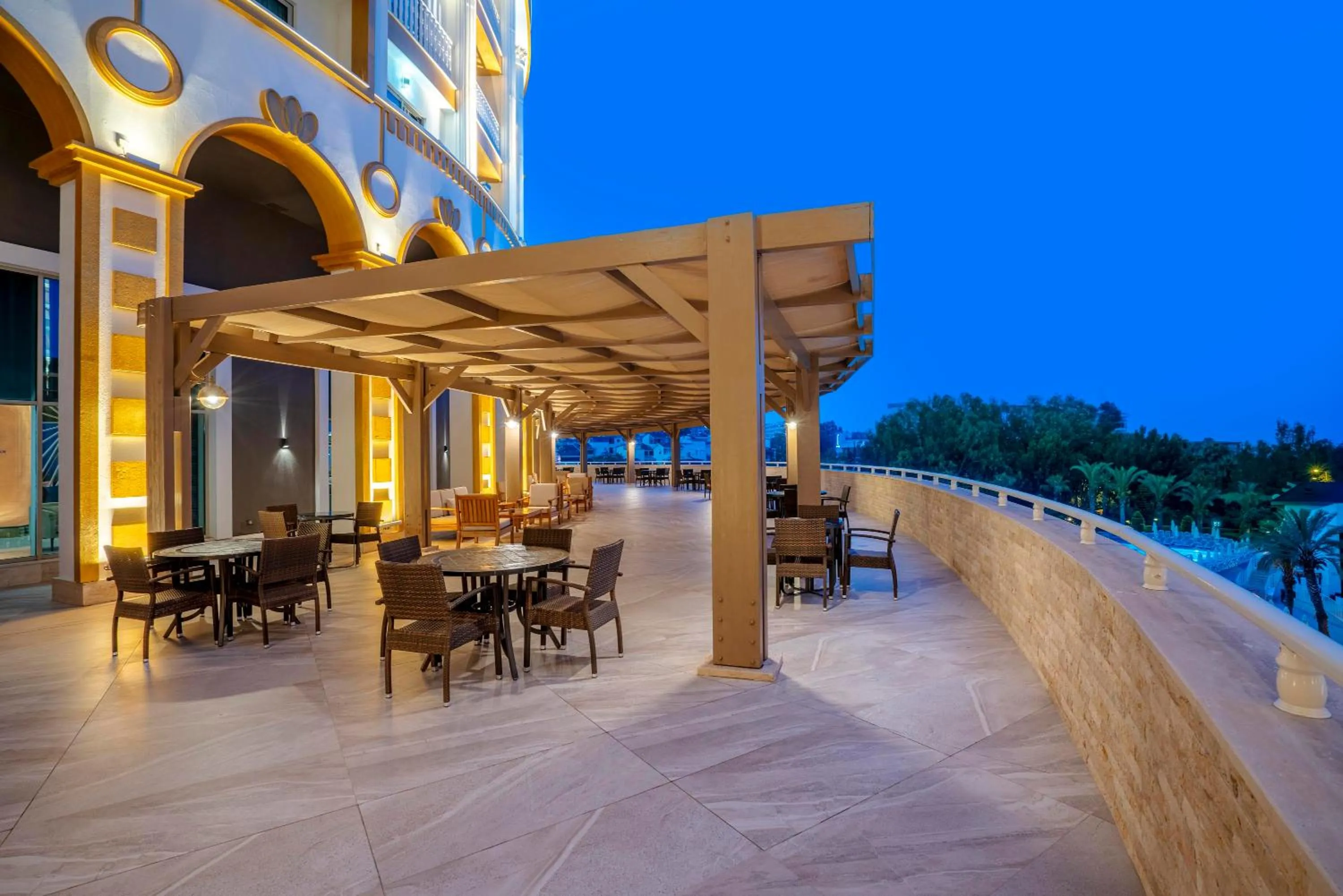 Balcony/Terrace in Kirman Sidemarin Beach & Spa - All Inclusive