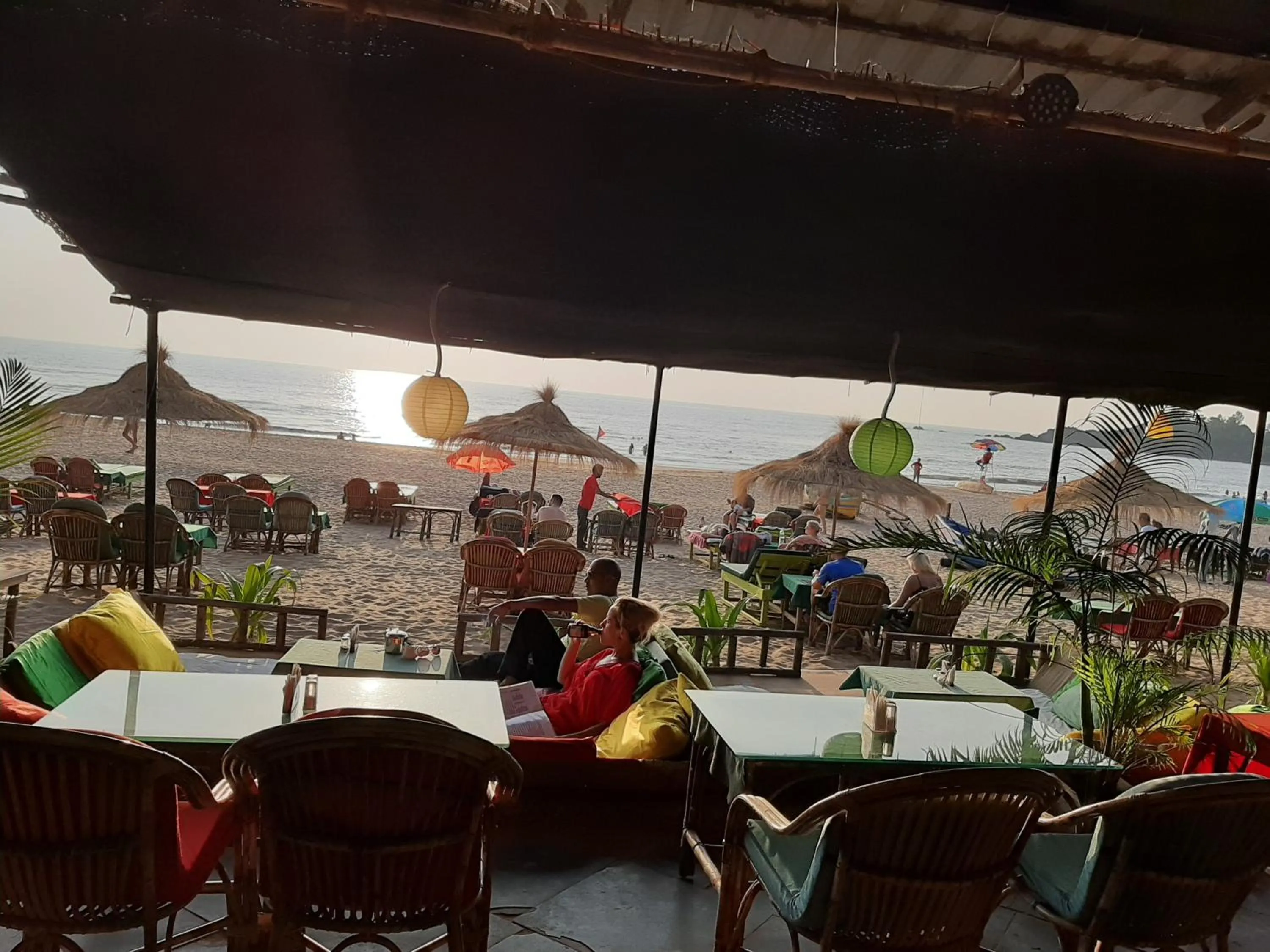 Restaurant/places to eat in Om Shanti Beach Stay Patnem