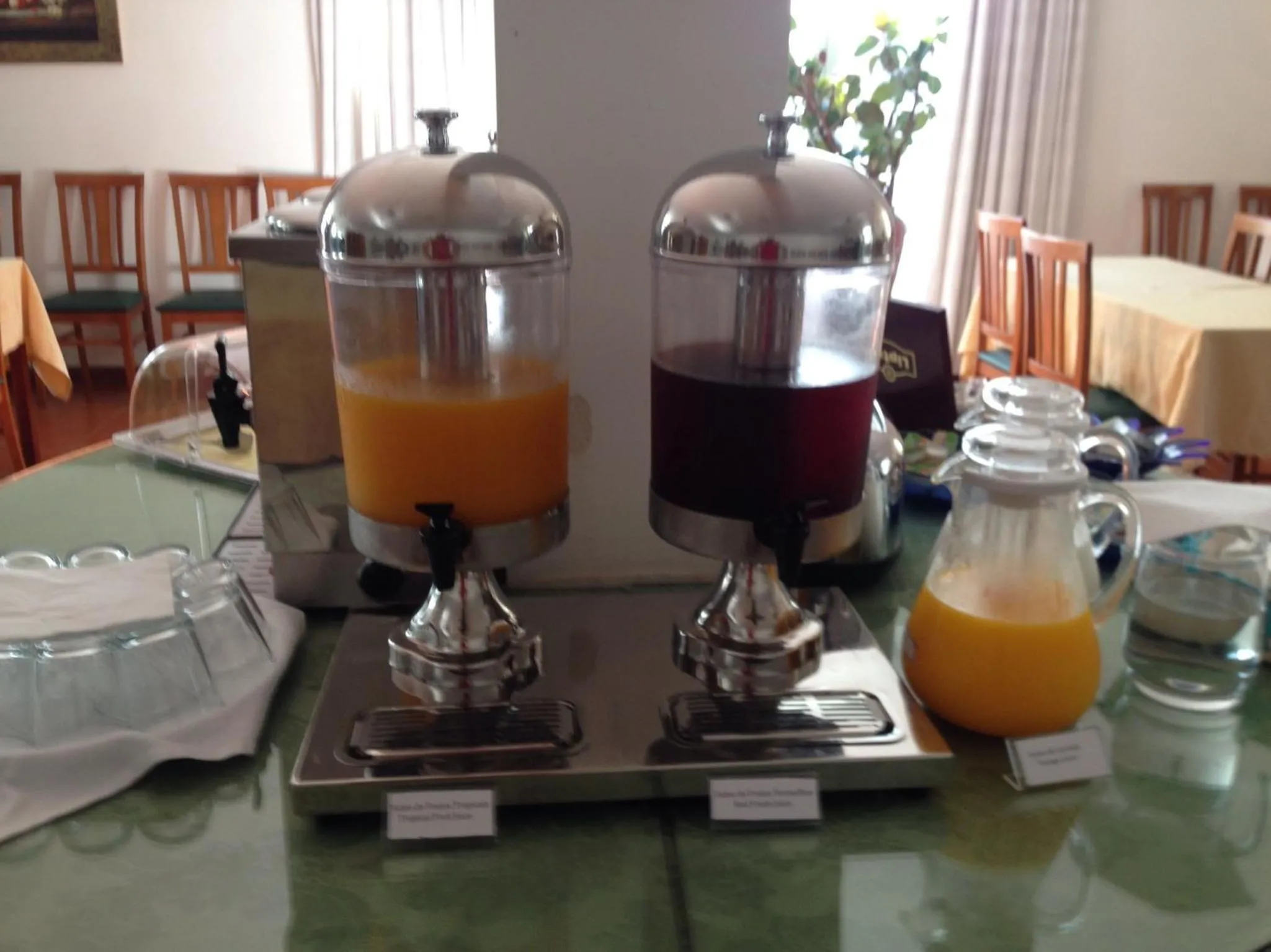 Non alcoholic drinks in Hotel Solar dos Pachecos