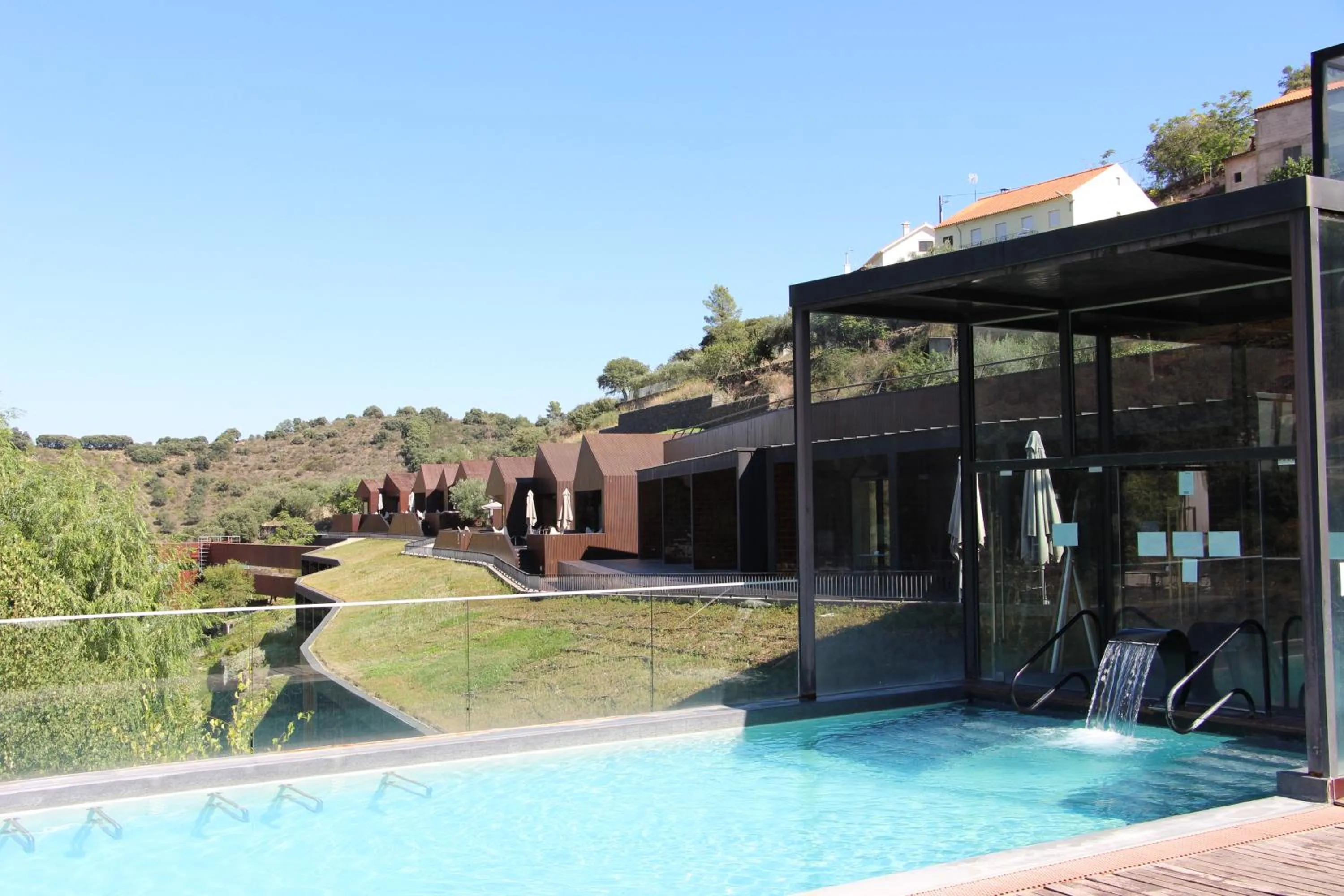 Pool view in Longroiva Hotel Rural