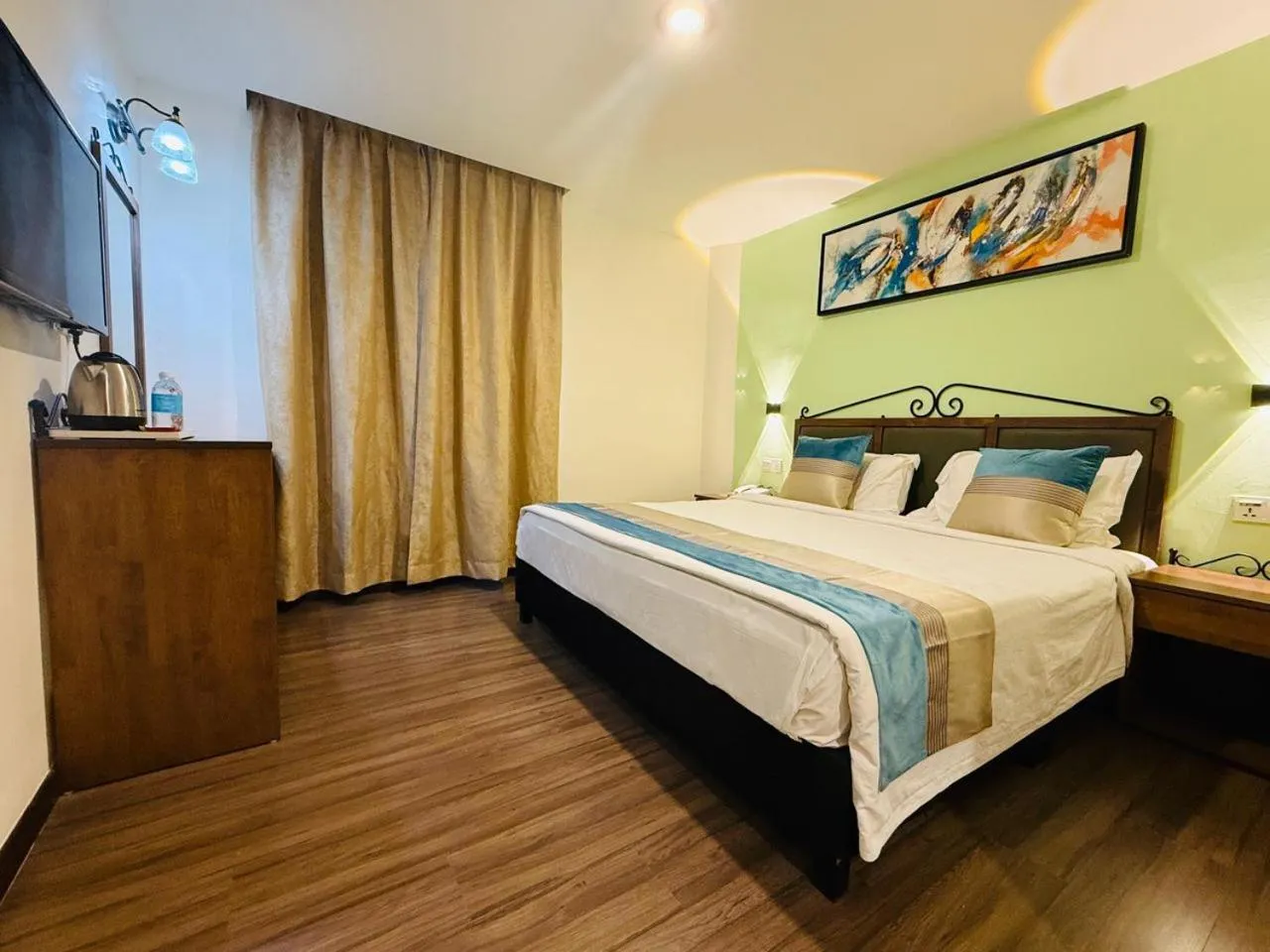 Bed in K Garden Hotel Sungai Petani