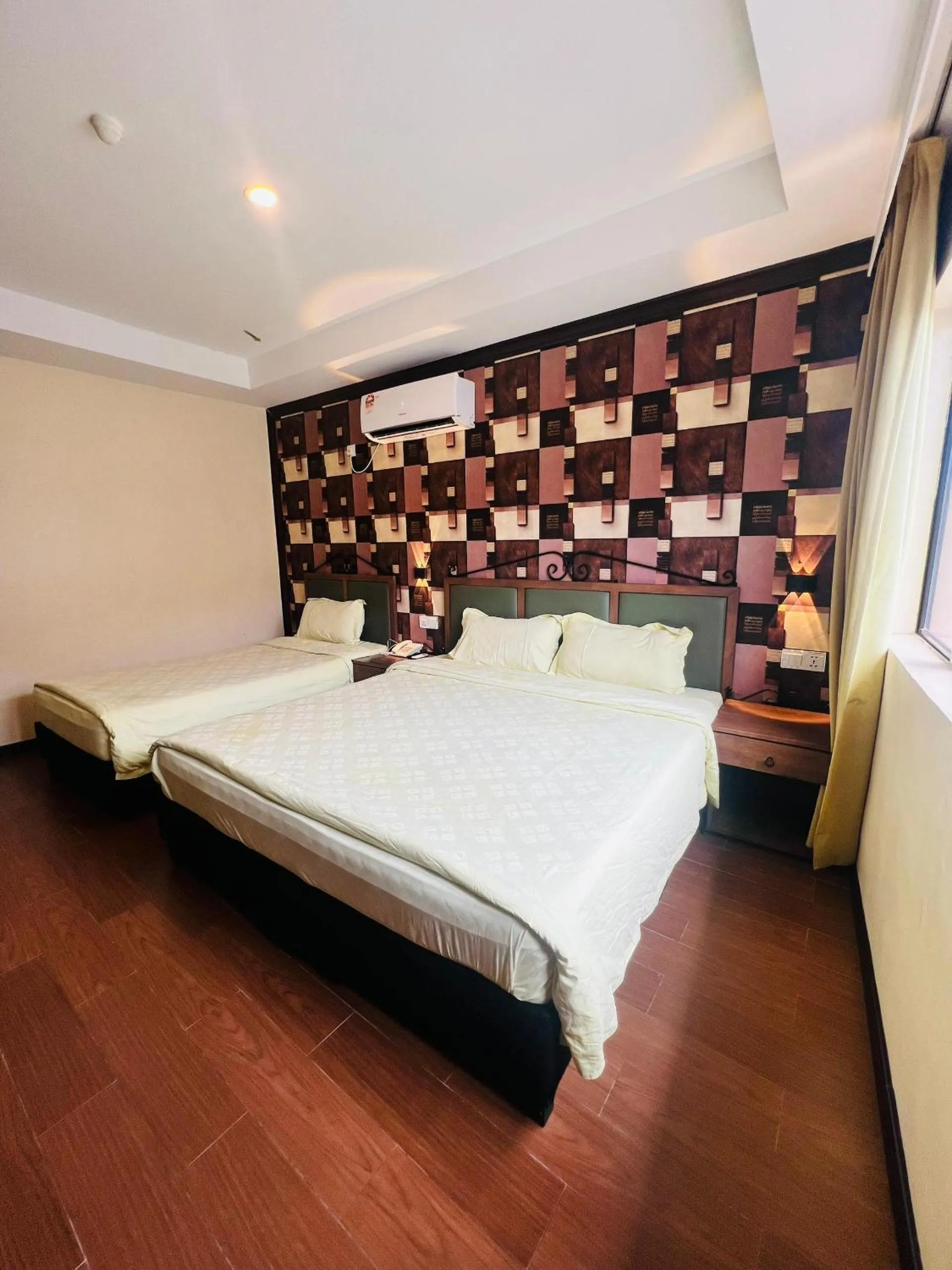 Bed in K Garden Hotel Sungai Petani