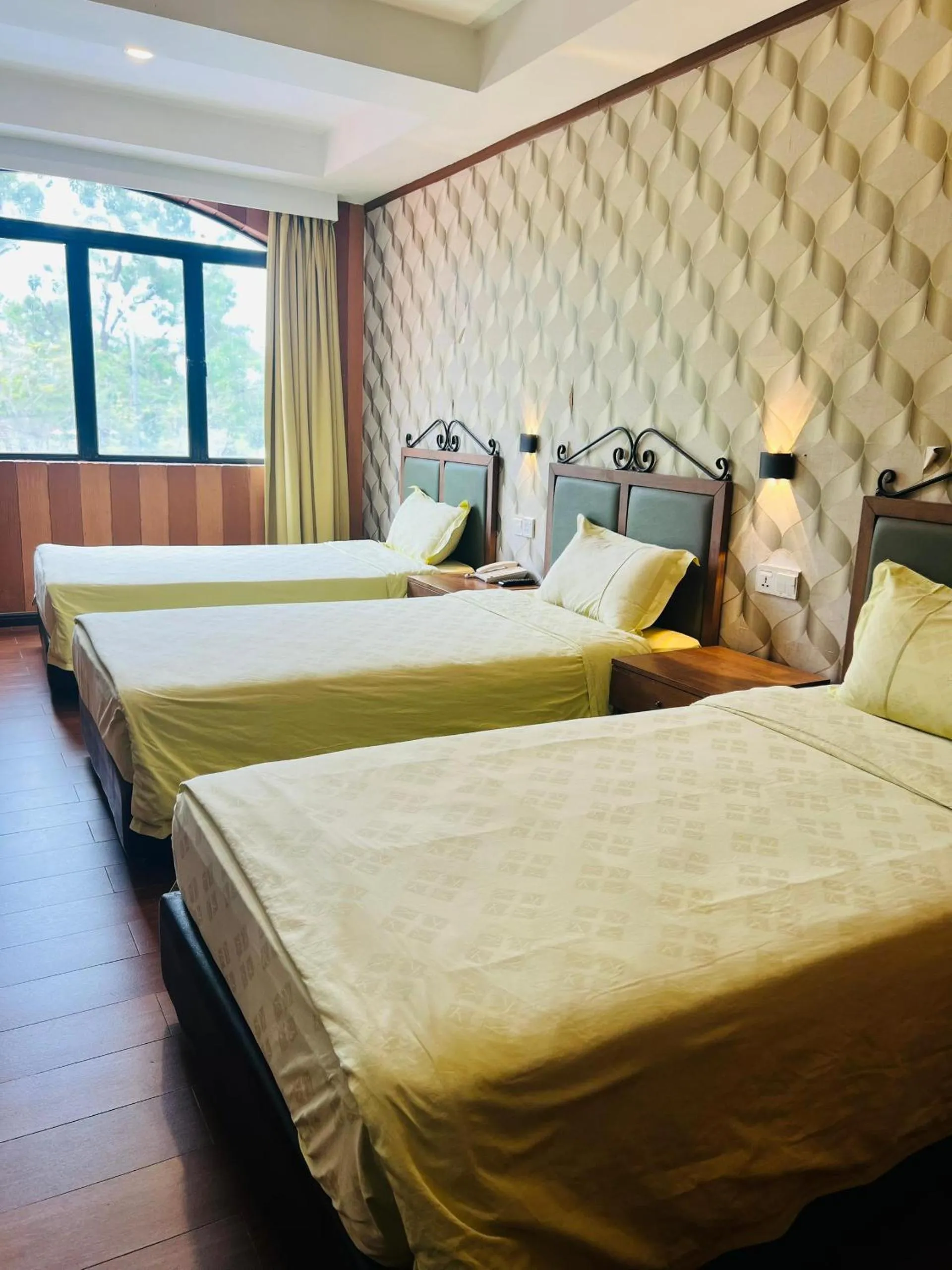 Bed in K Garden Hotel Sungai Petani