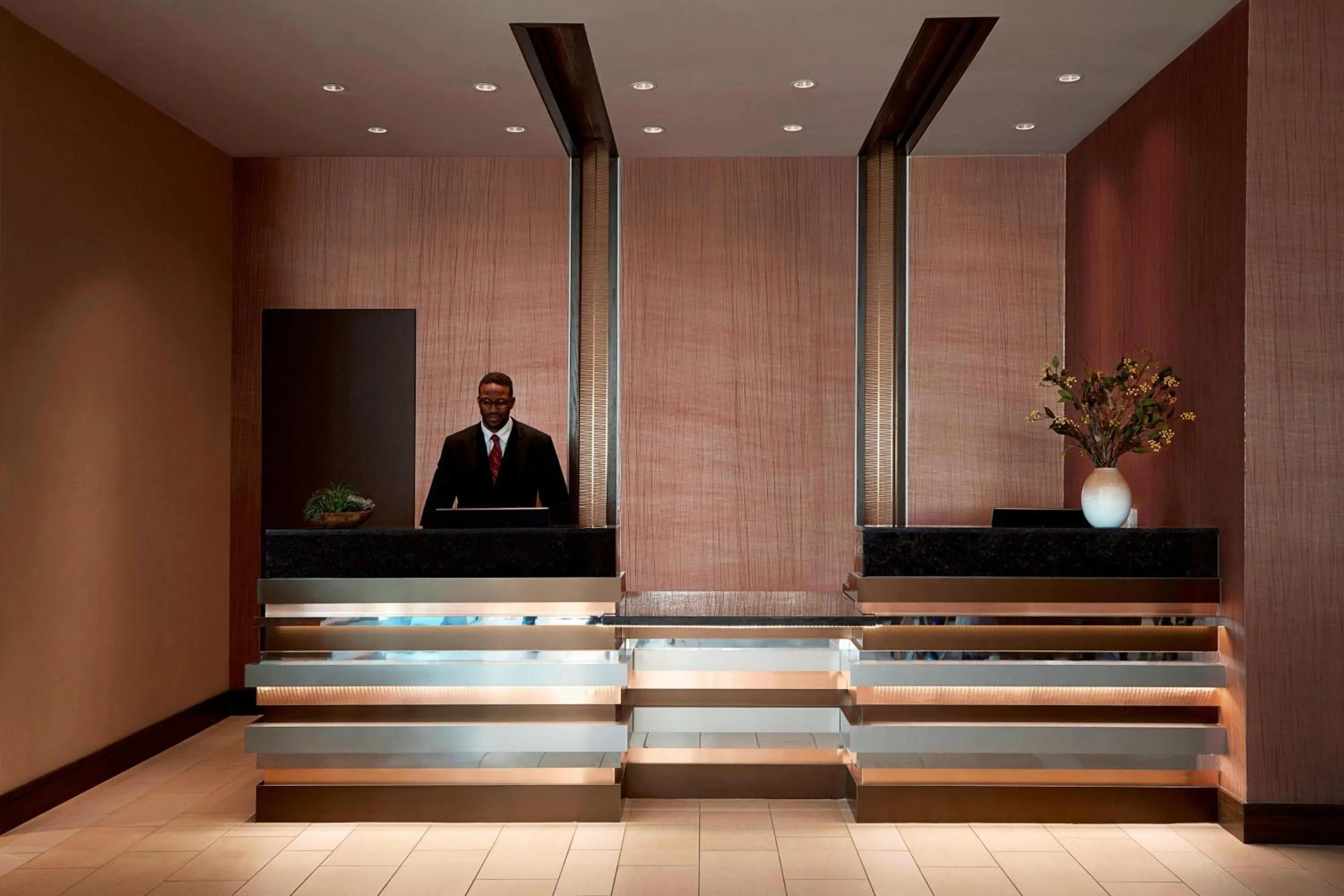 Lobby or reception in Ithaca Marriott Downtown on the Commons