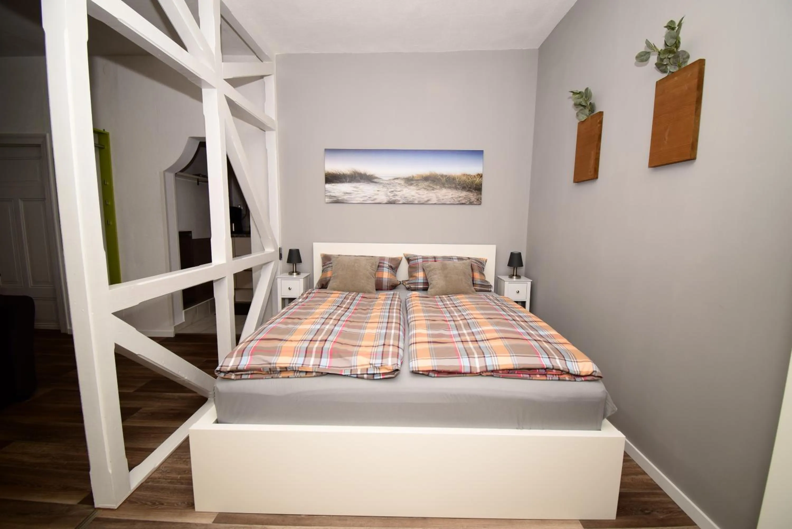 Bedroom, Bed in Villa Margarete
