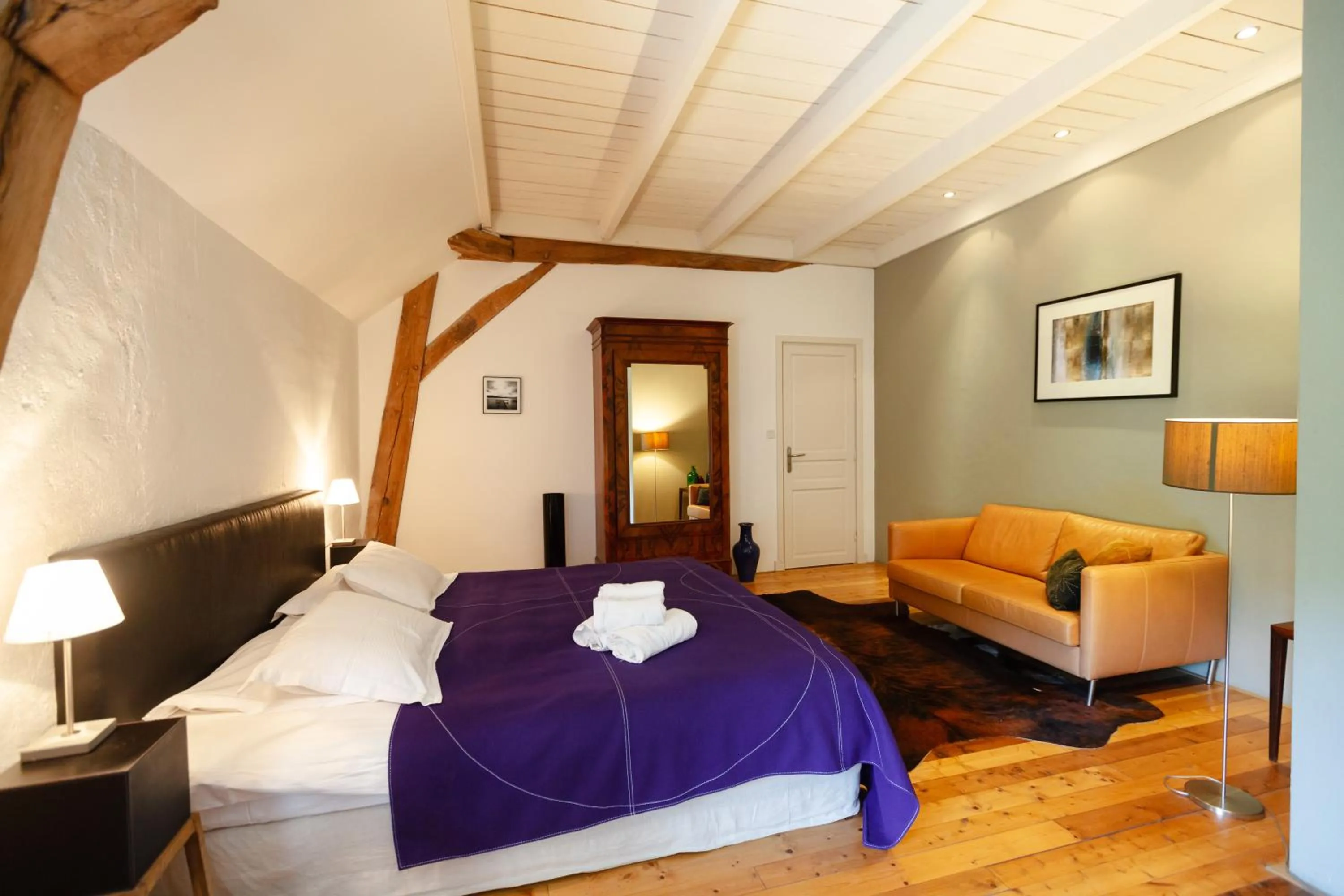 Bed in Moulin Renaudiots - Escapade Luxe Refuge cosy & Bourgogne au coin du feu