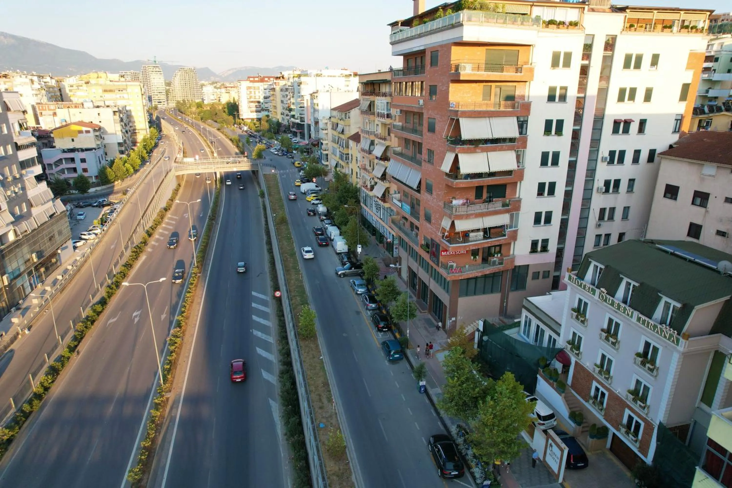 City view in Hotel Queen