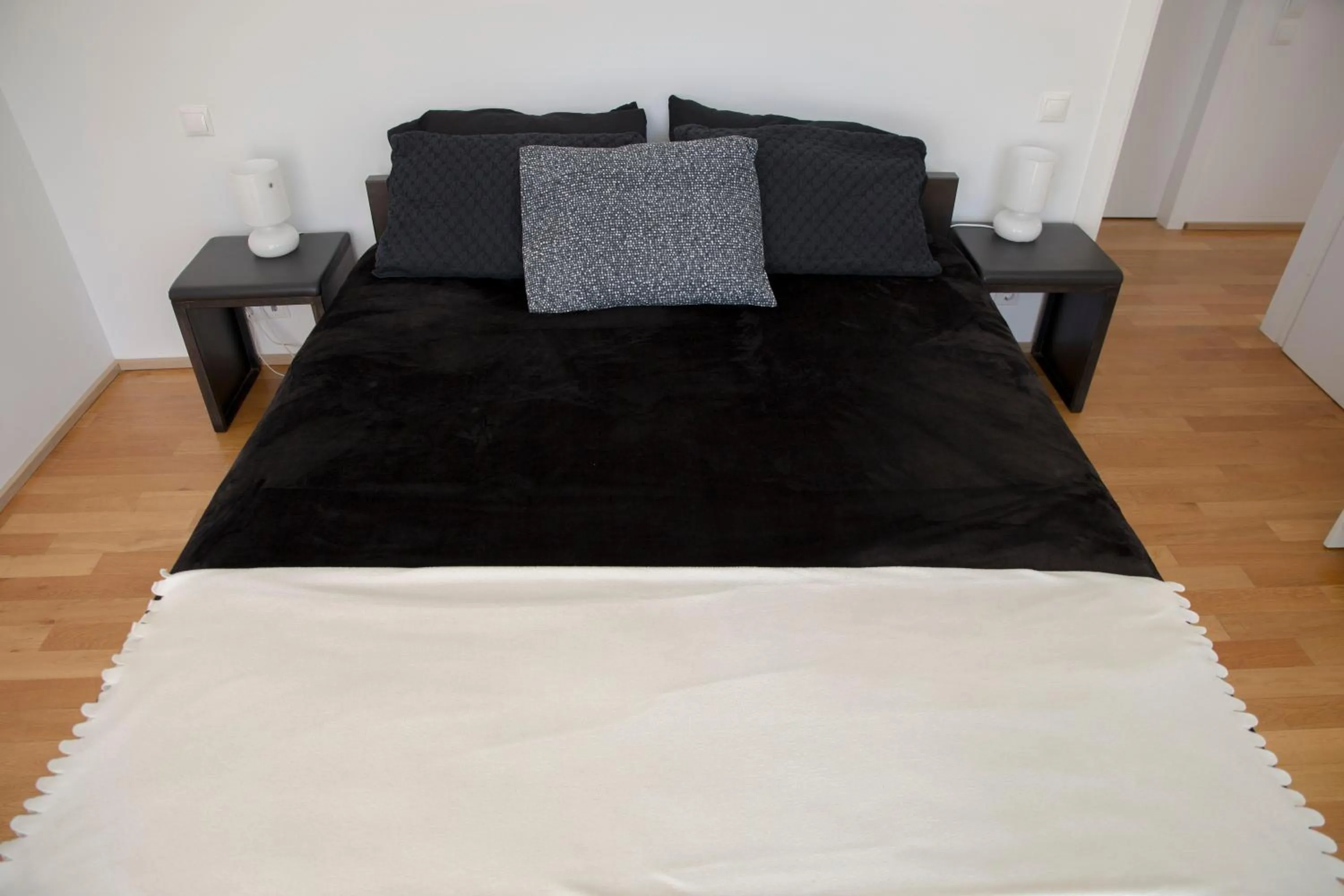 Bedroom, Bed in Infinity White Complex by GK Properties