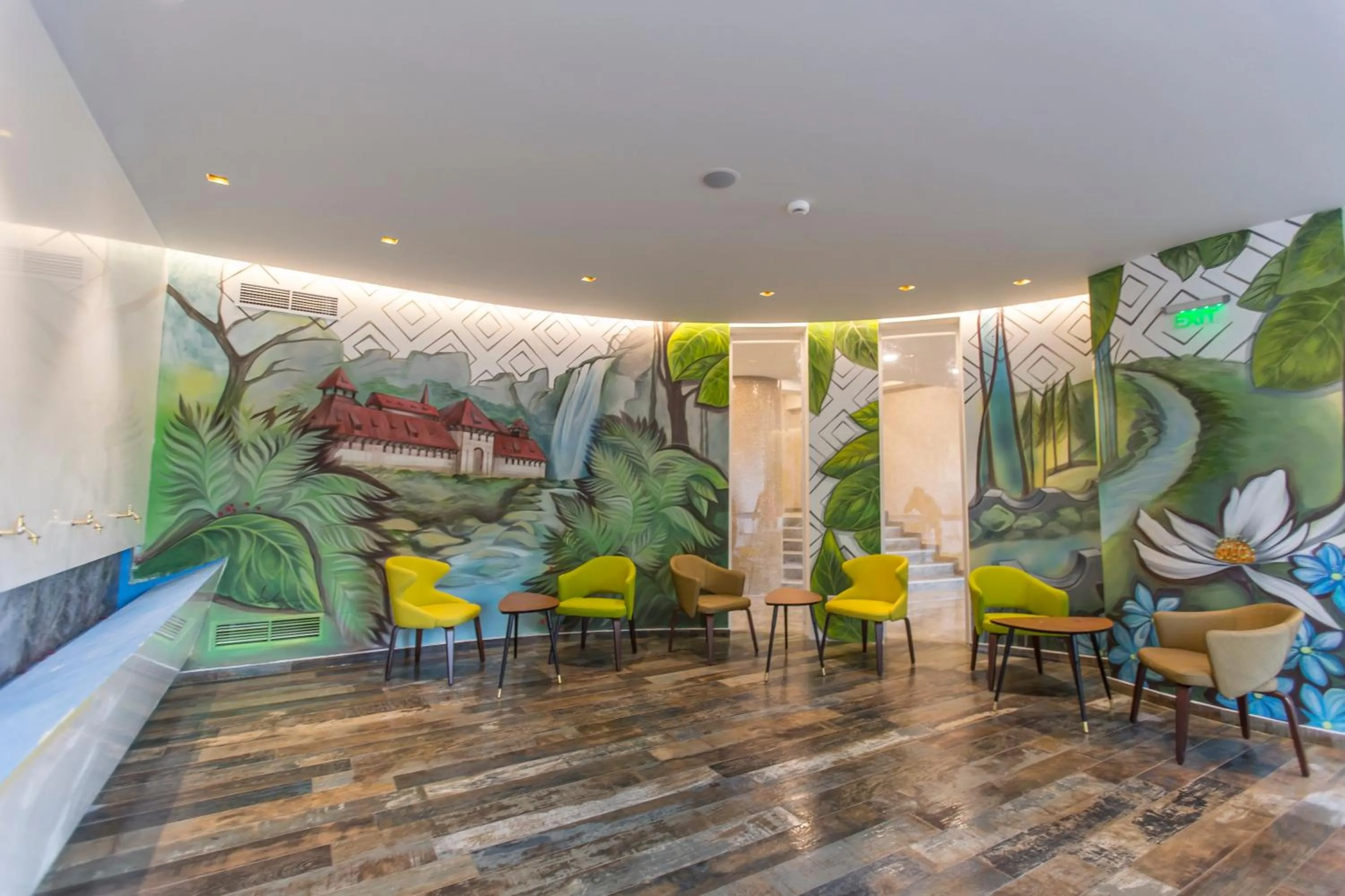 Lobby or reception in Hotel Olanesti & Spa Medical