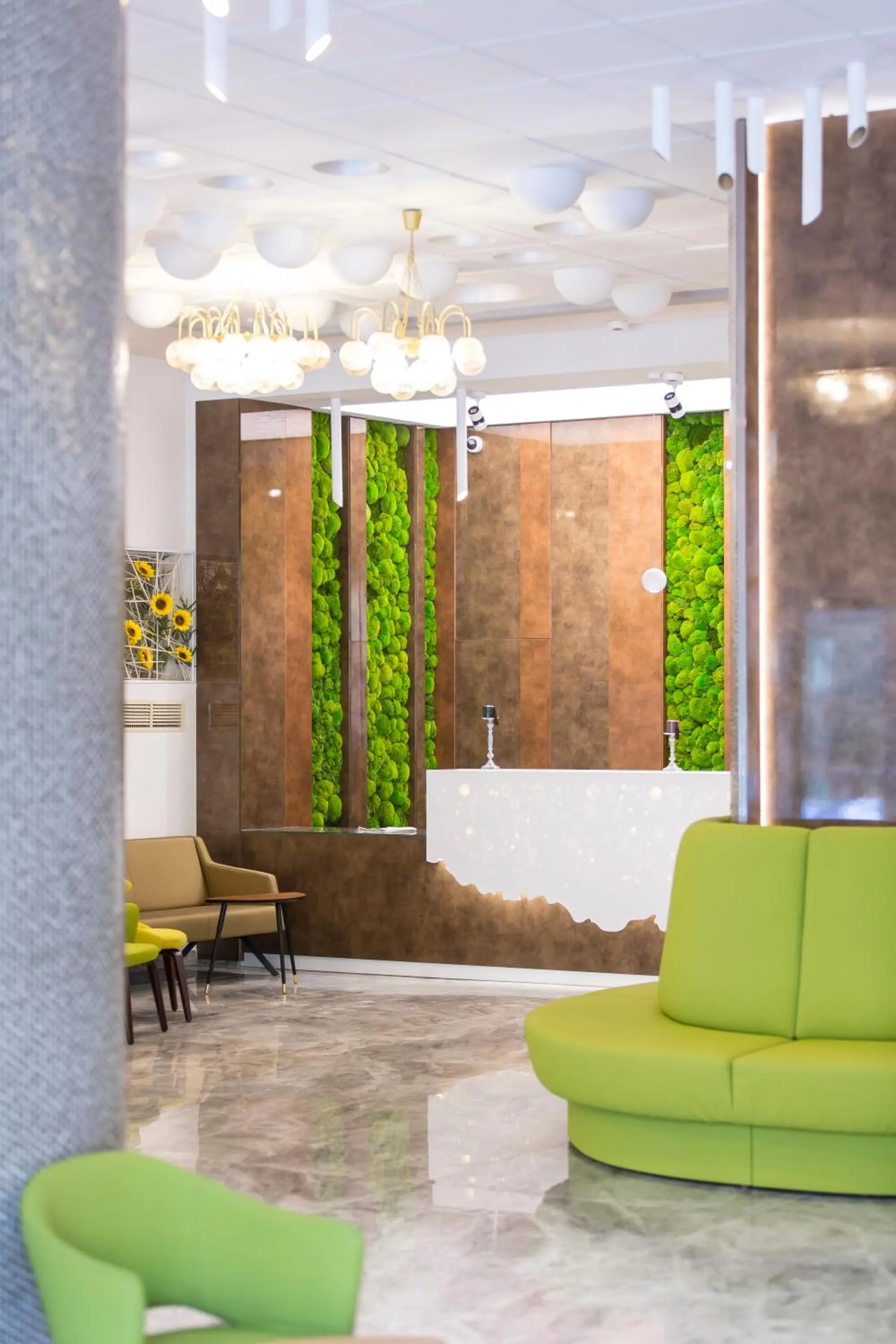 Lobby or reception in Hotel Olanesti & Spa Medical