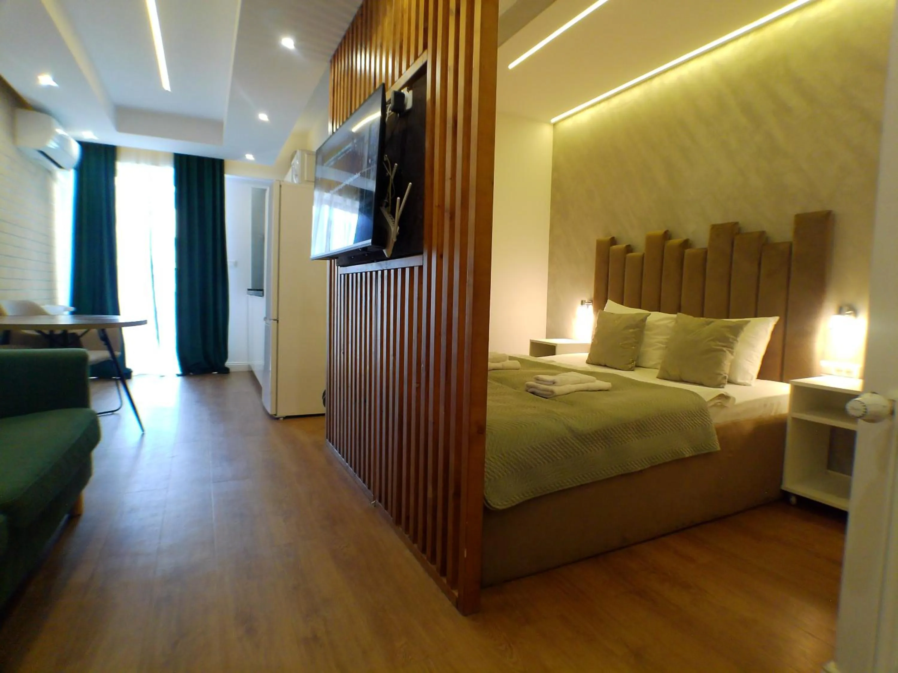 Bed in Upground Residence Apartments