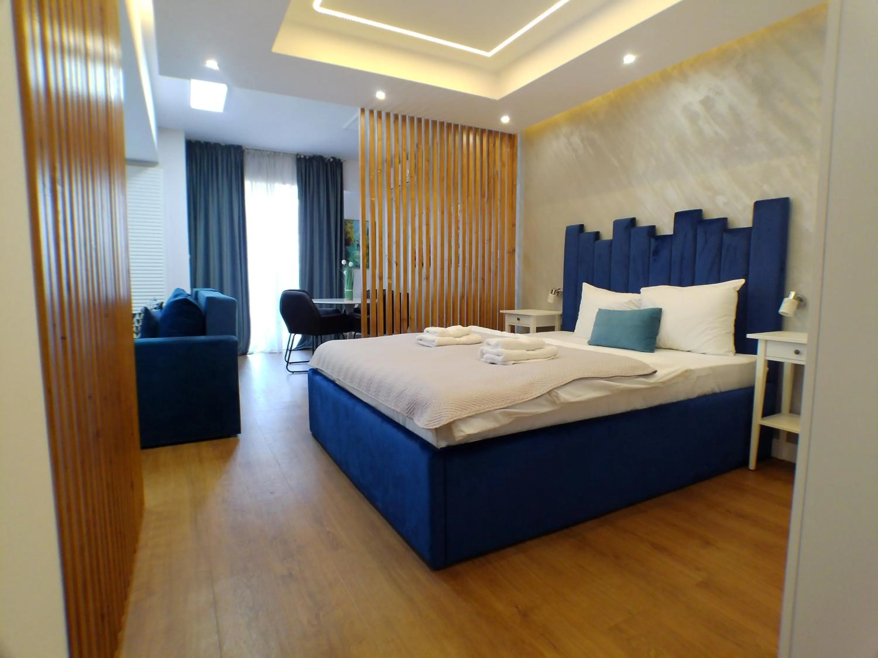 Bed in Upground Residence Apartments