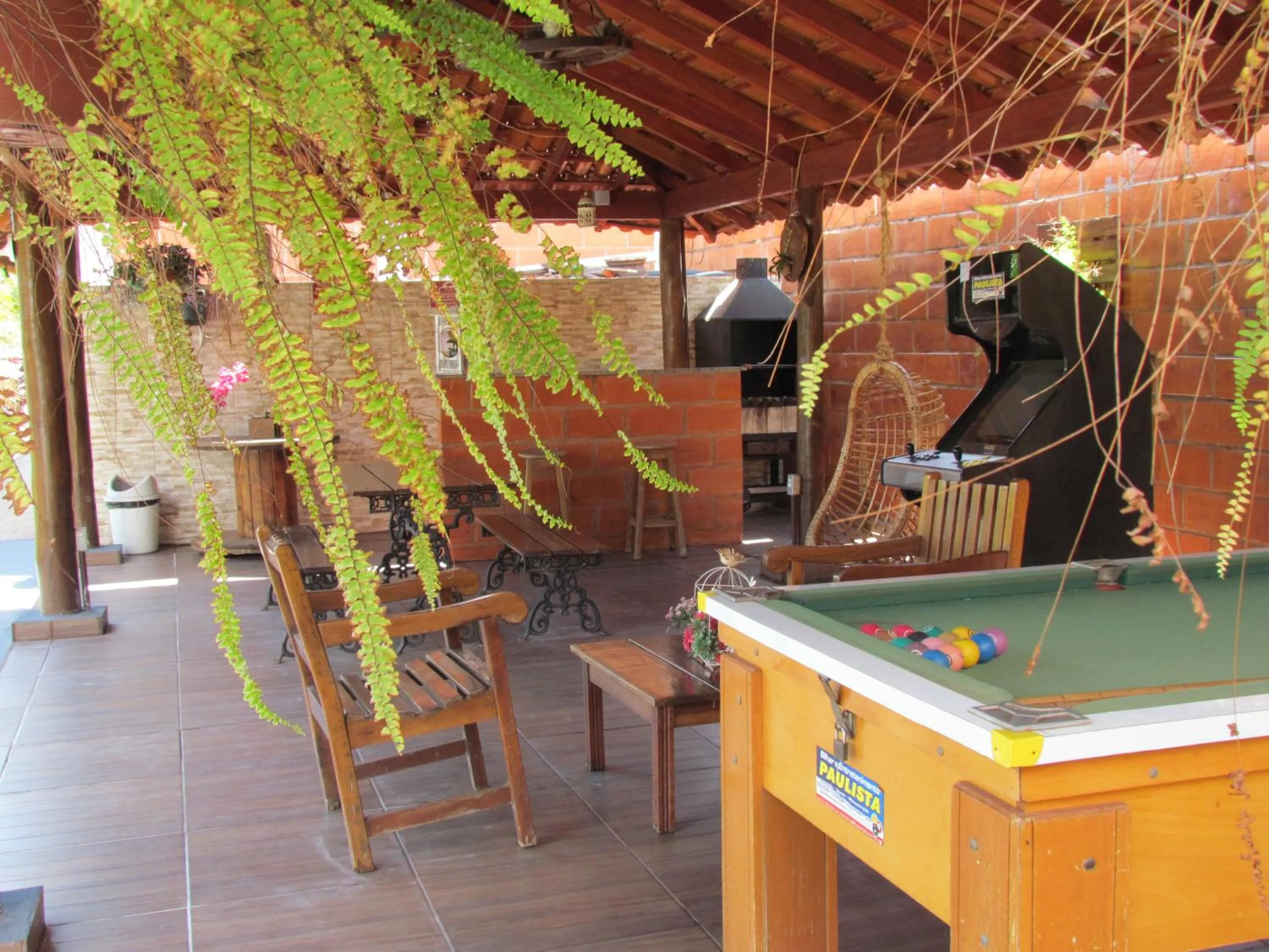 BBQ facilities in Pousada Quinta Das Aroeiras