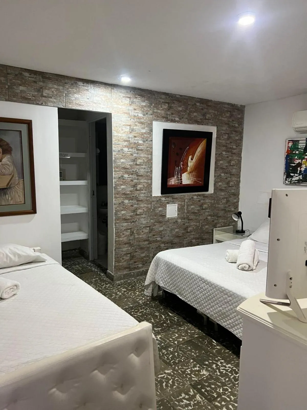 Bed in Hotel Fegali Art Boutique