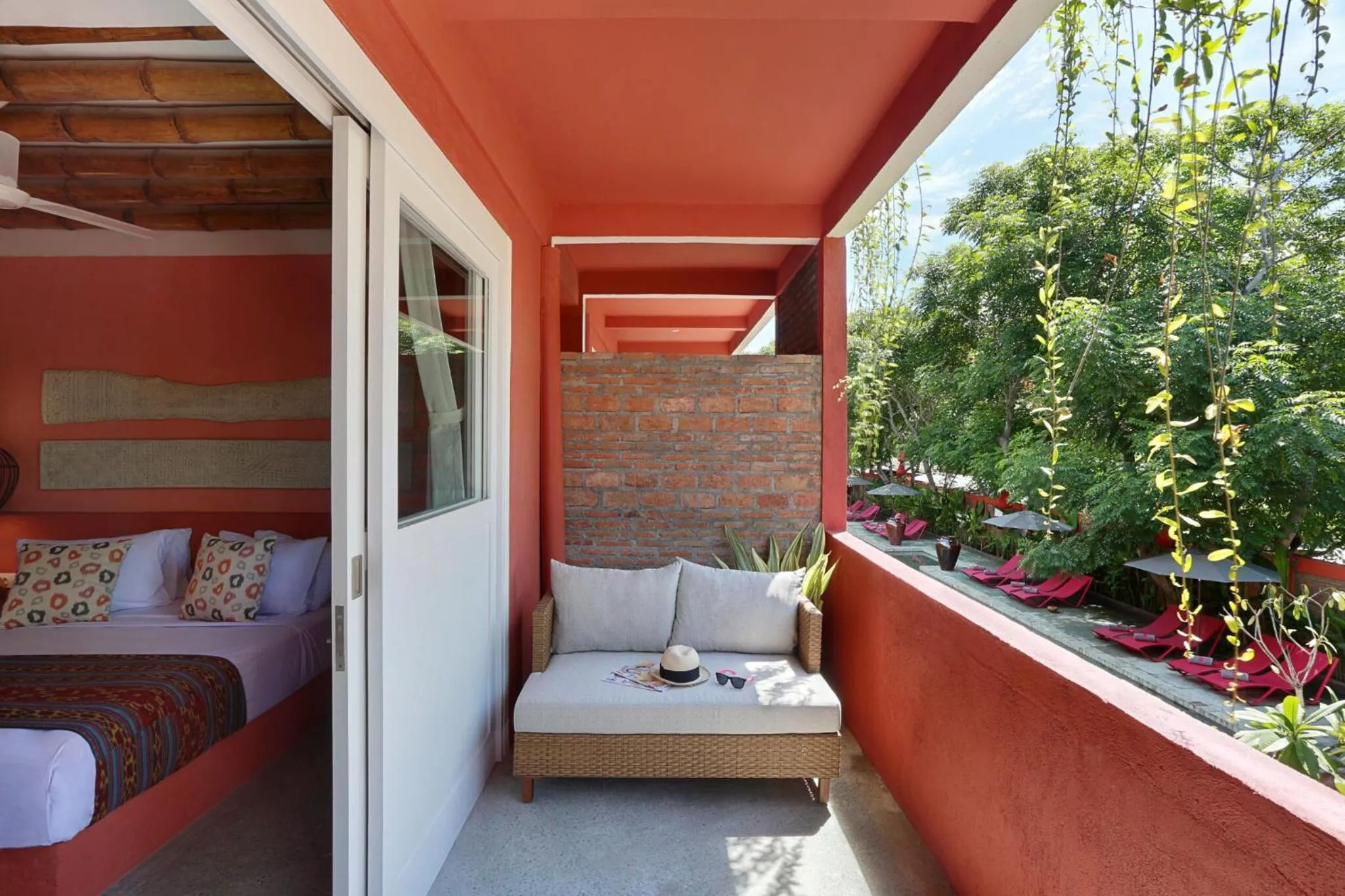 Balcony/Terrace in PinkCoco Gili Trawangan - Constant Surprises - for Cool Adults Only