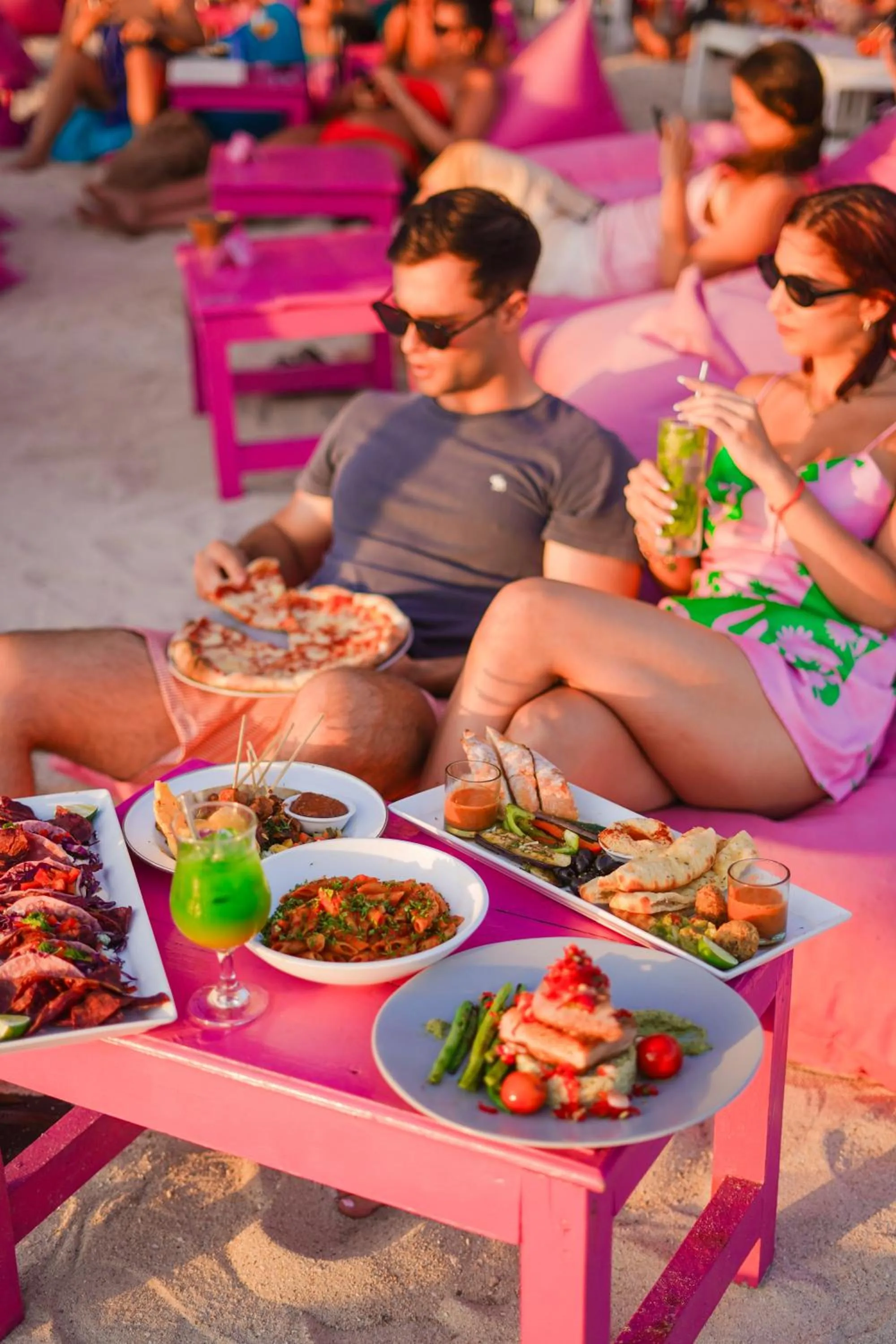 Food and drinks in PinkCoco Gili Trawangan - Constant Surprises - for Cool Adults Only