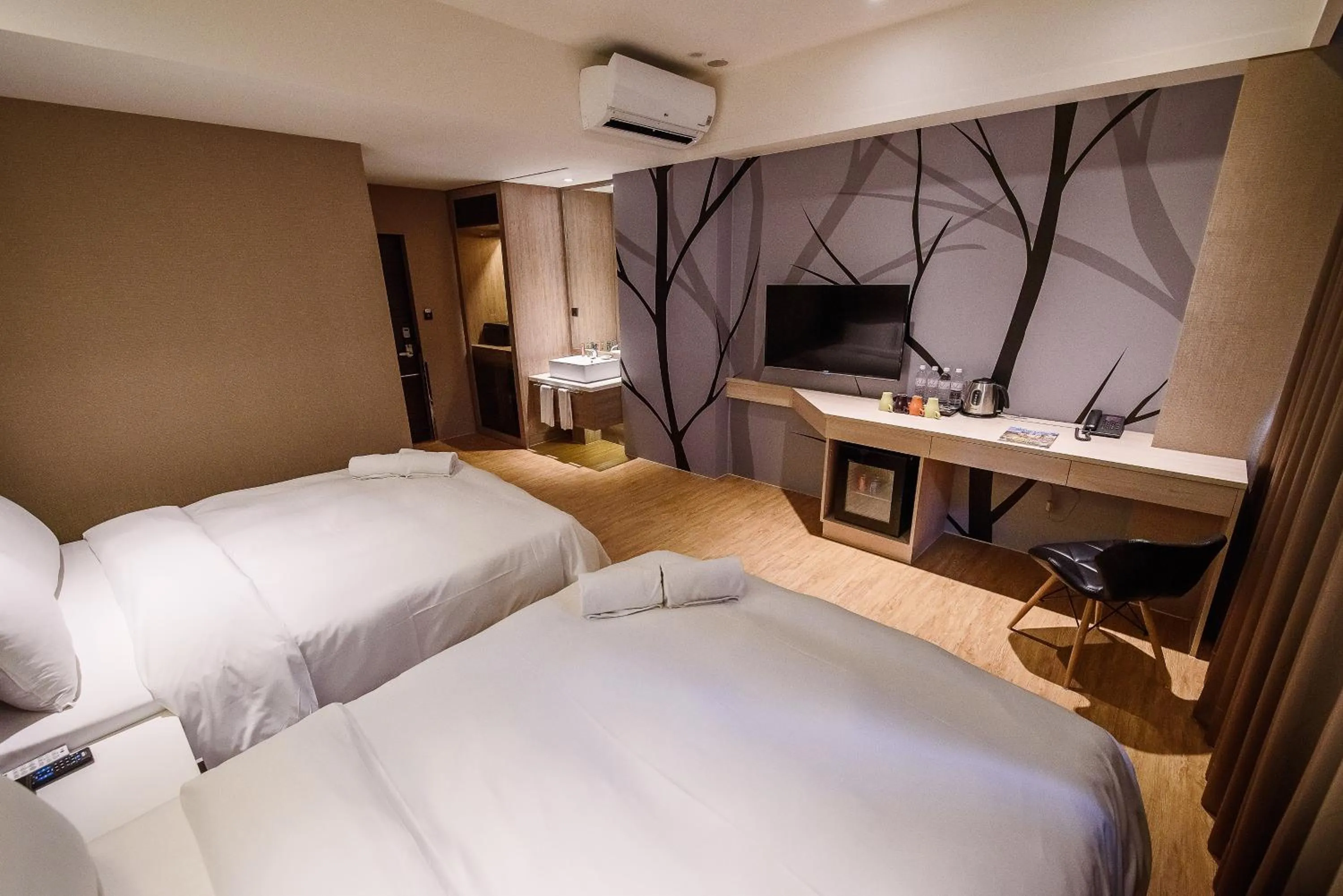 Photo of the whole room, Bed in SIX FUKUN HOTEL
