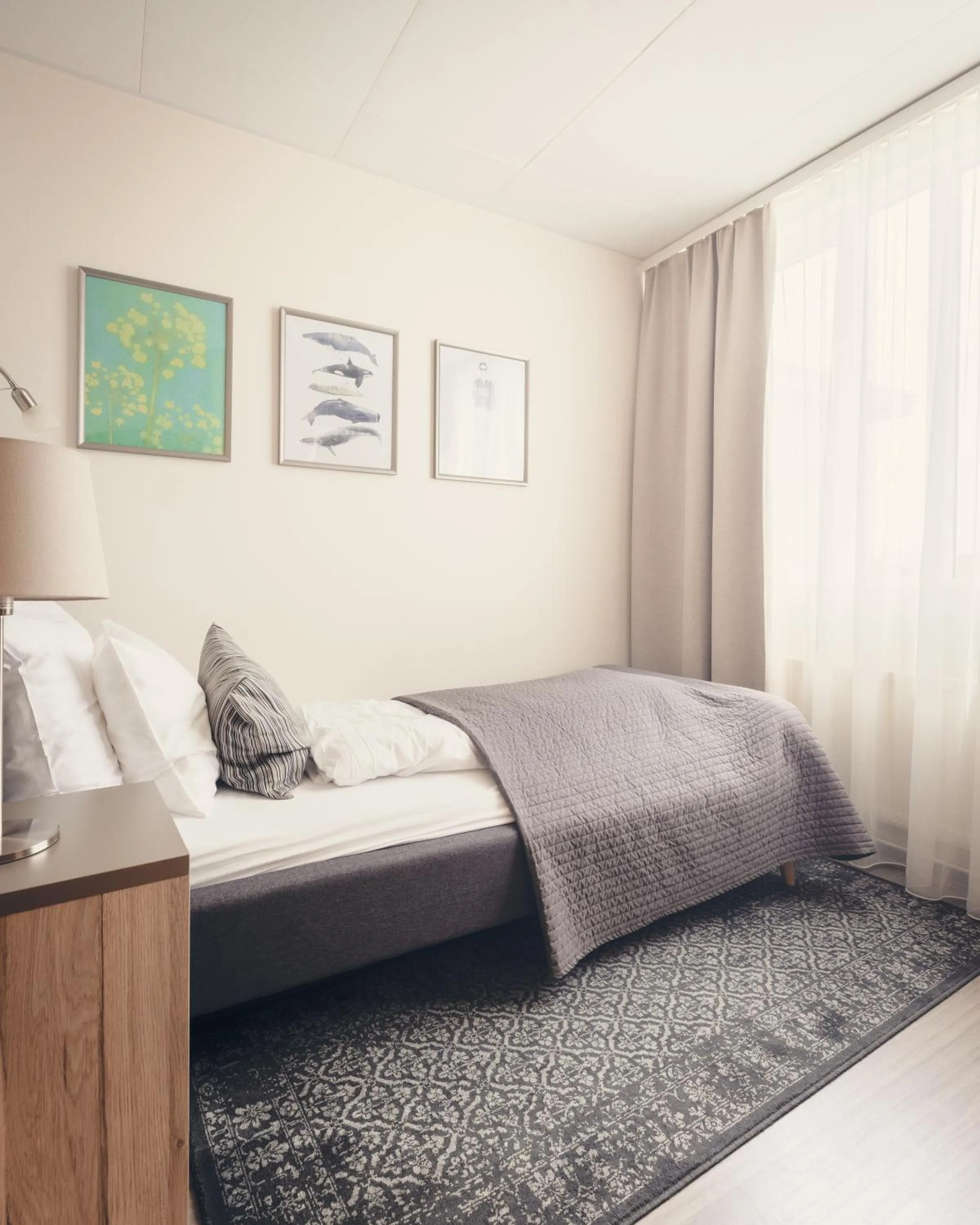 Bed in Hótel Fransiskus Stykkishólmi