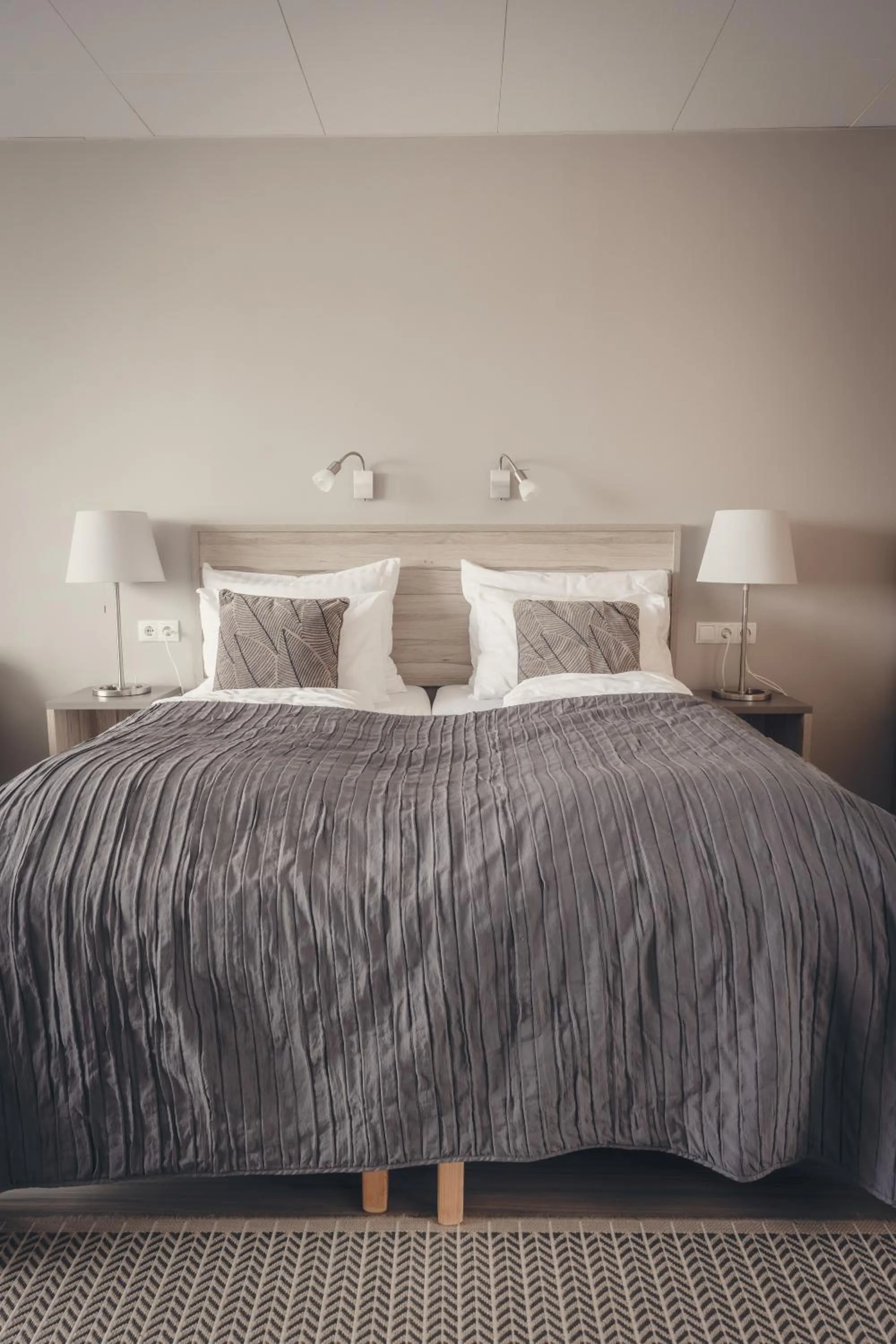 Bed in Hótel Fransiskus Stykkishólmi