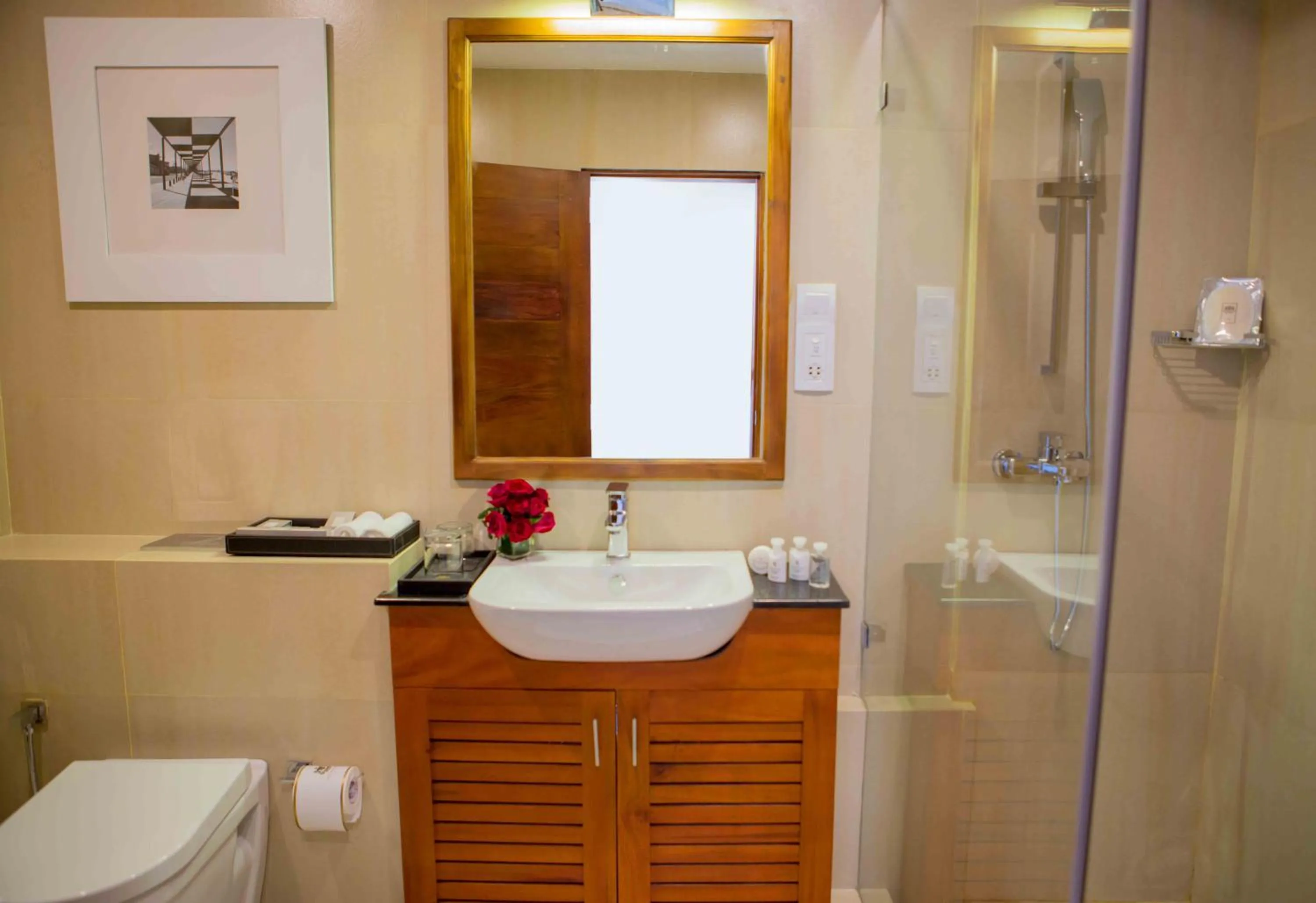 Toilet in Platinum One Suites