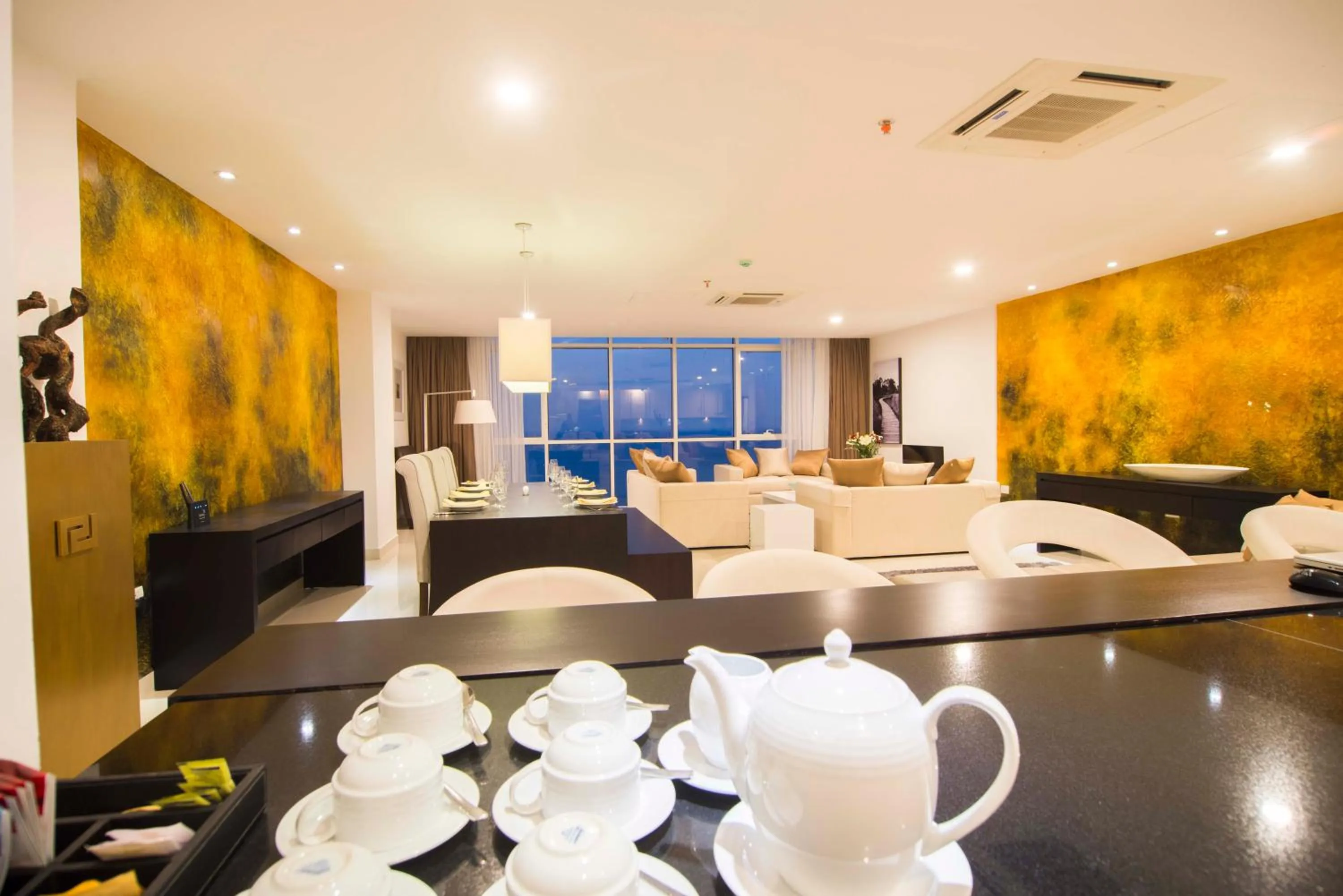 Living room in Platinum One Suites