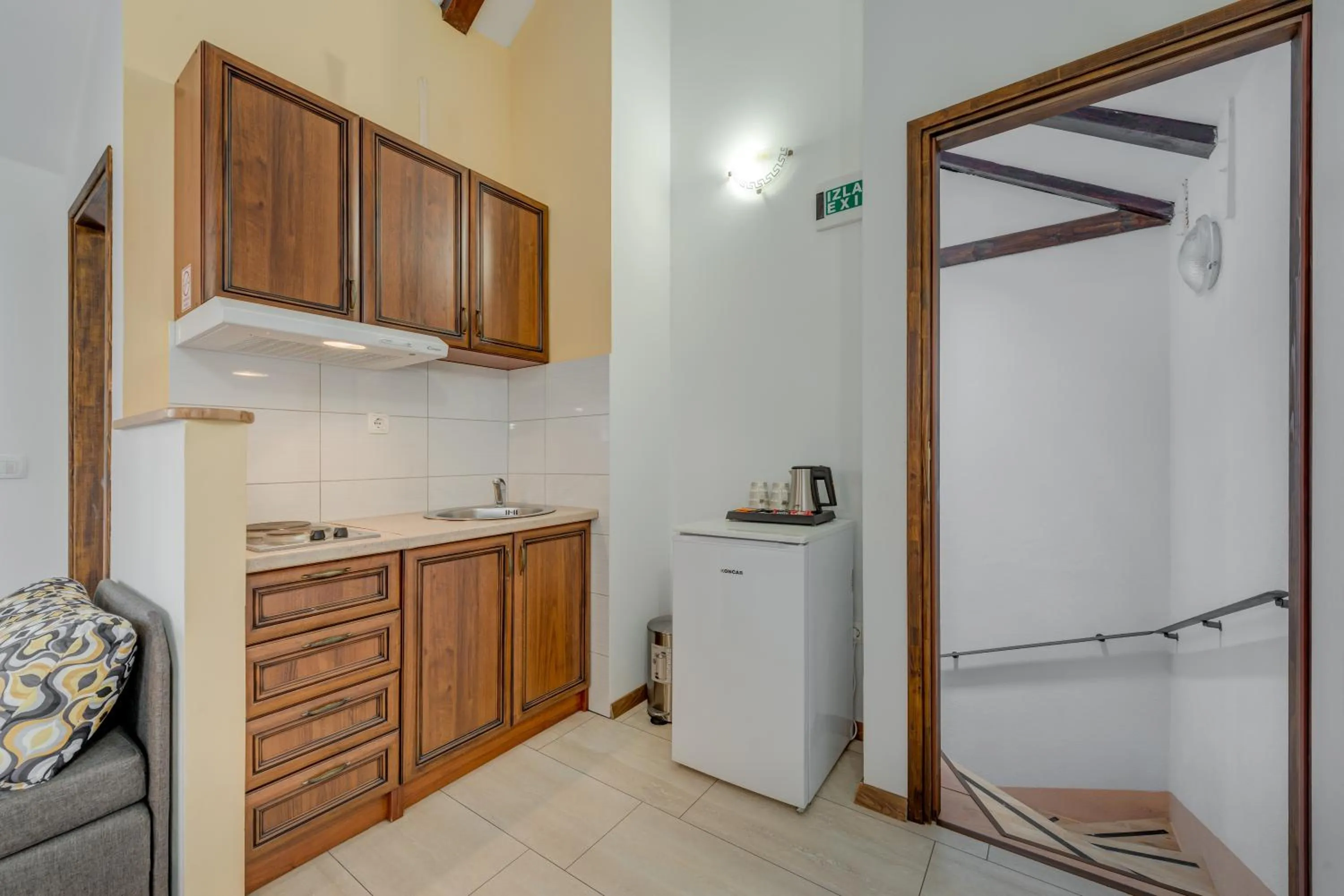 Kitchen or kitchenette in Guesthouse Imperator