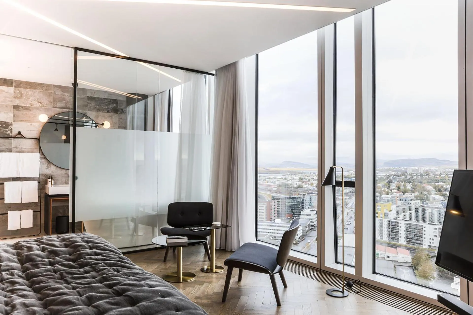 Bathroom in Tower Suites Reykjavík
