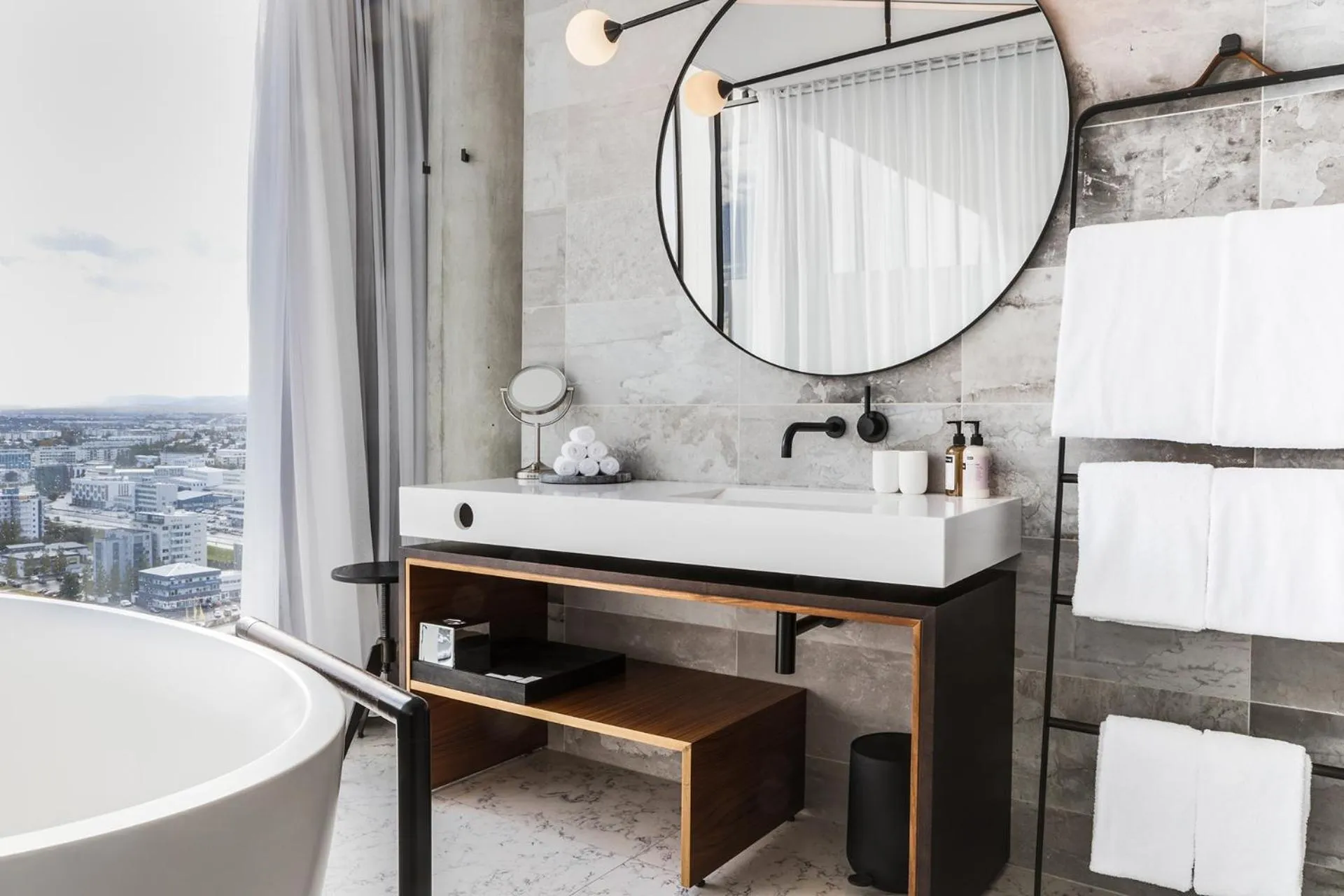 Bathroom in Tower Suites Reykjavík