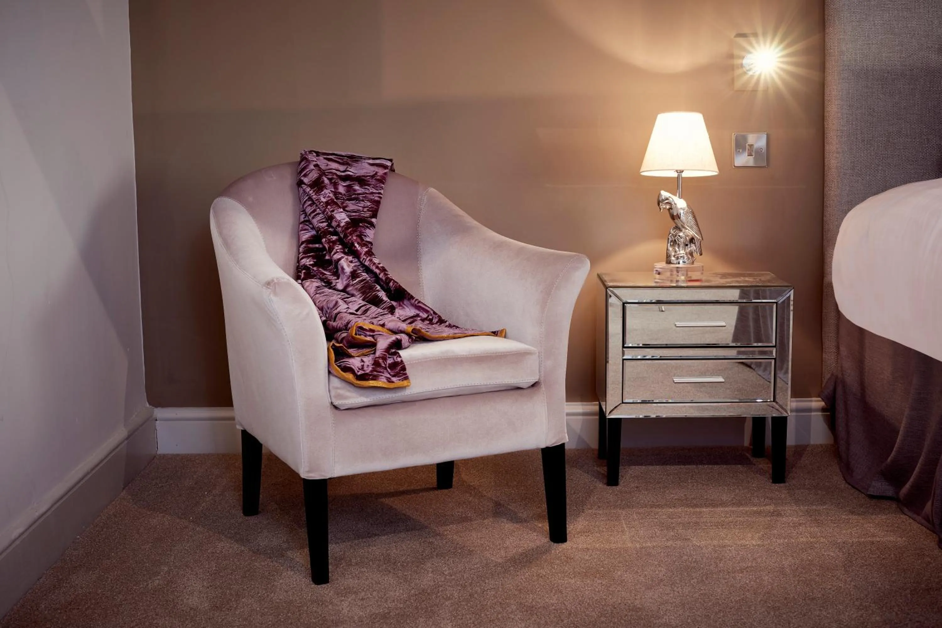 Seating area in The Tickled Trout