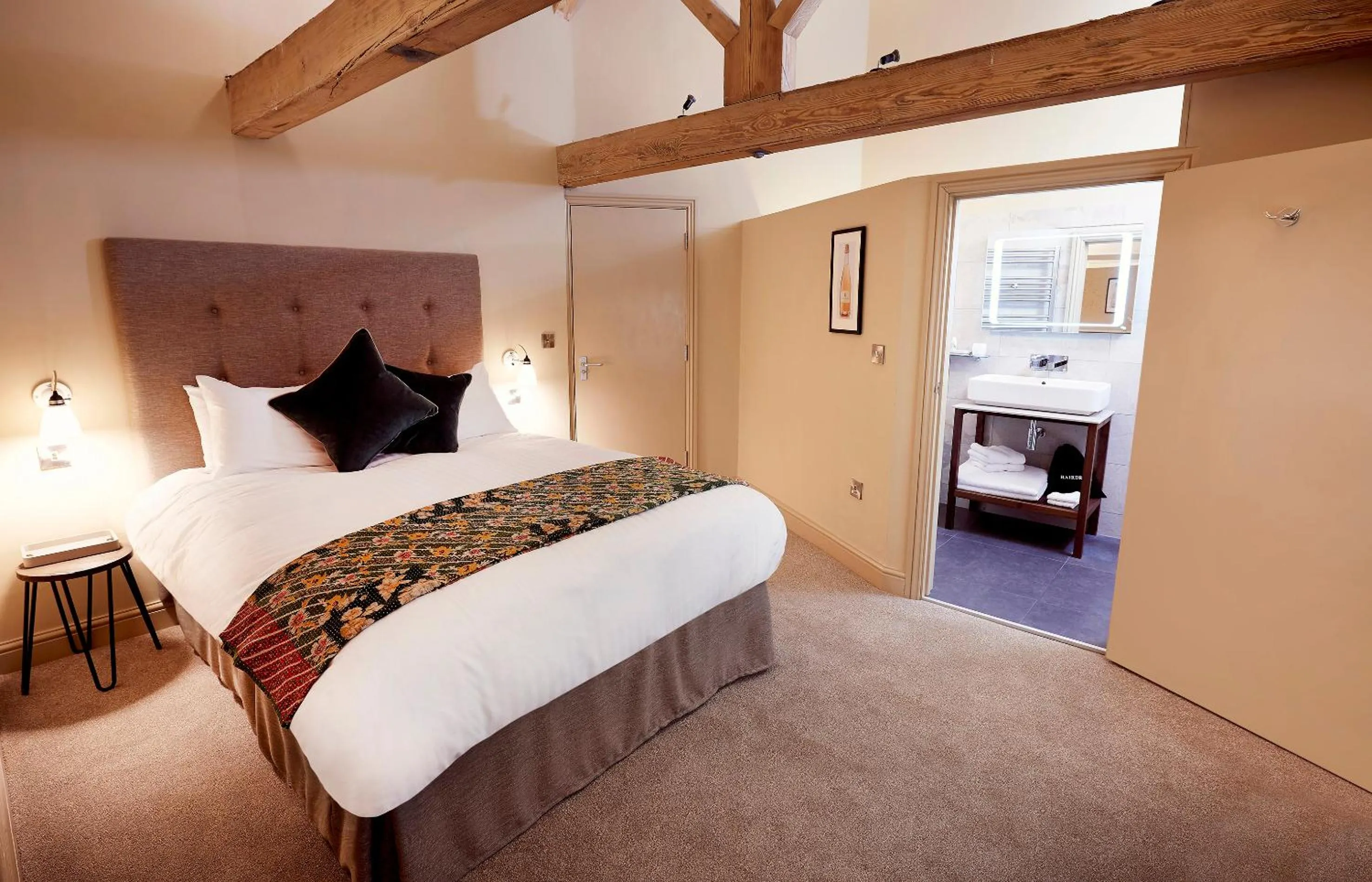 Photo of the whole room, Bed in The Tickled Trout