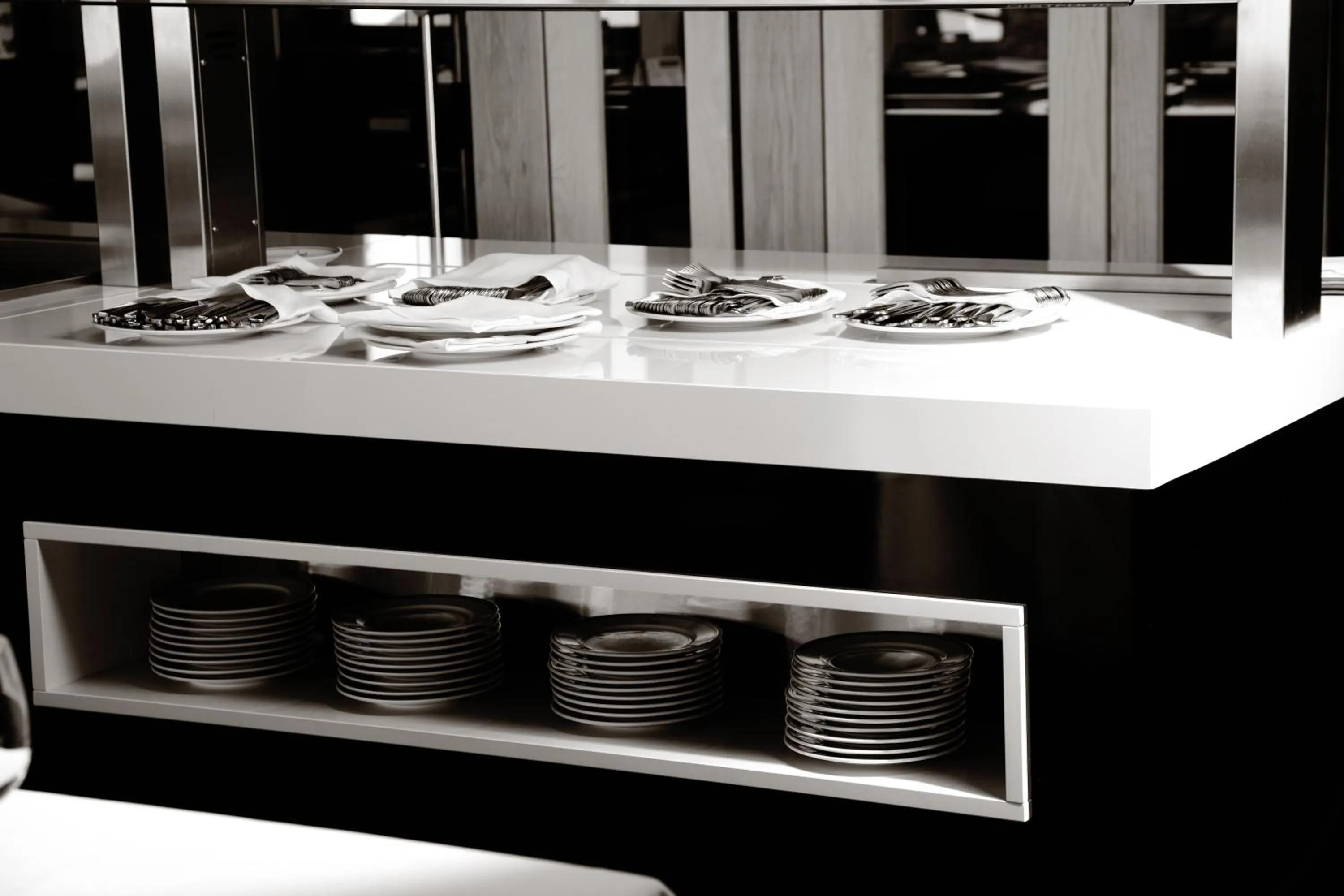 Kitchen or kitchenette in Hotel Metropolis