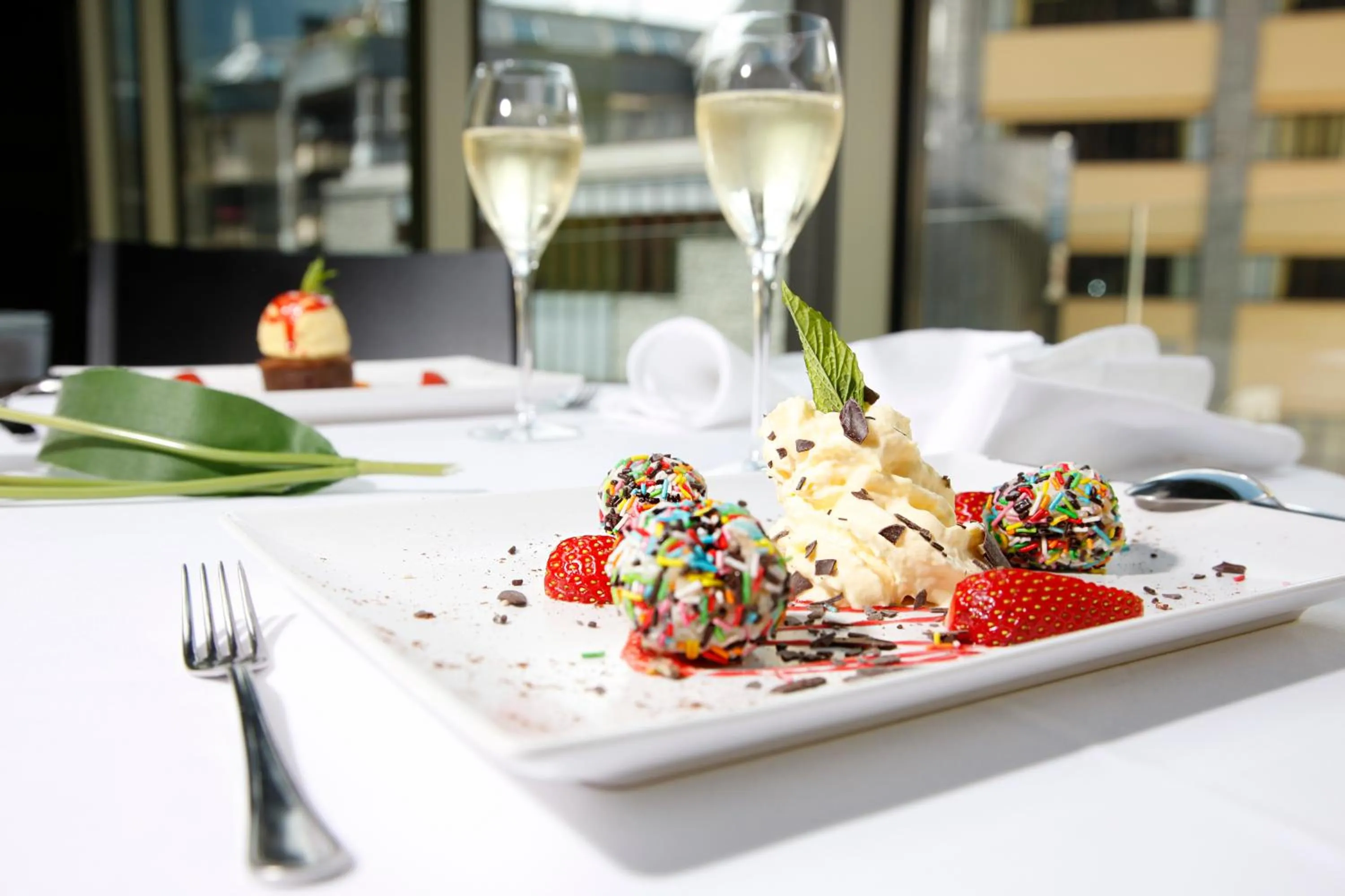 Food close-up in Hotel Metropolis