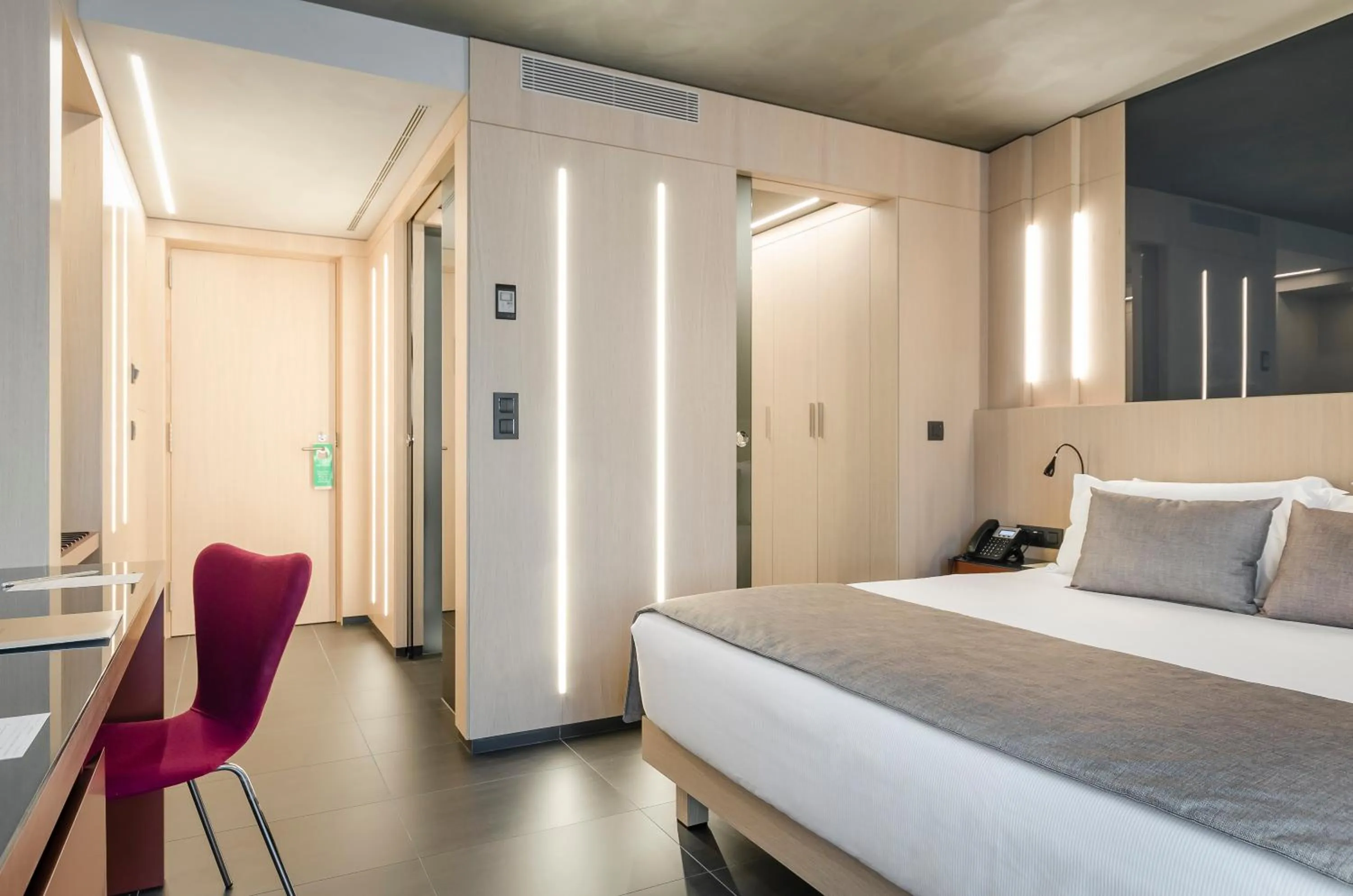 Bed in Hotel Metropolis