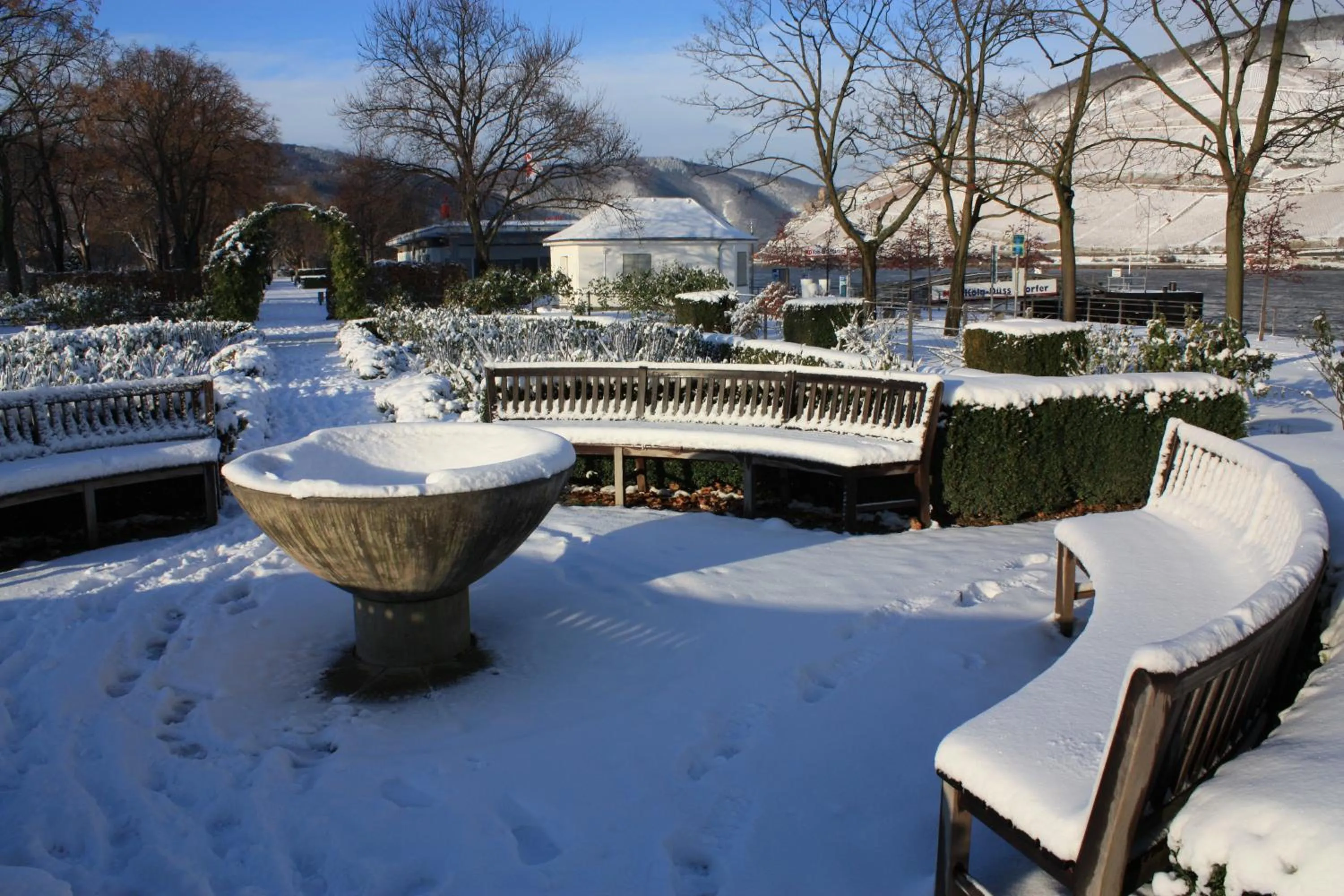 Natural landscape in Hotel Krone